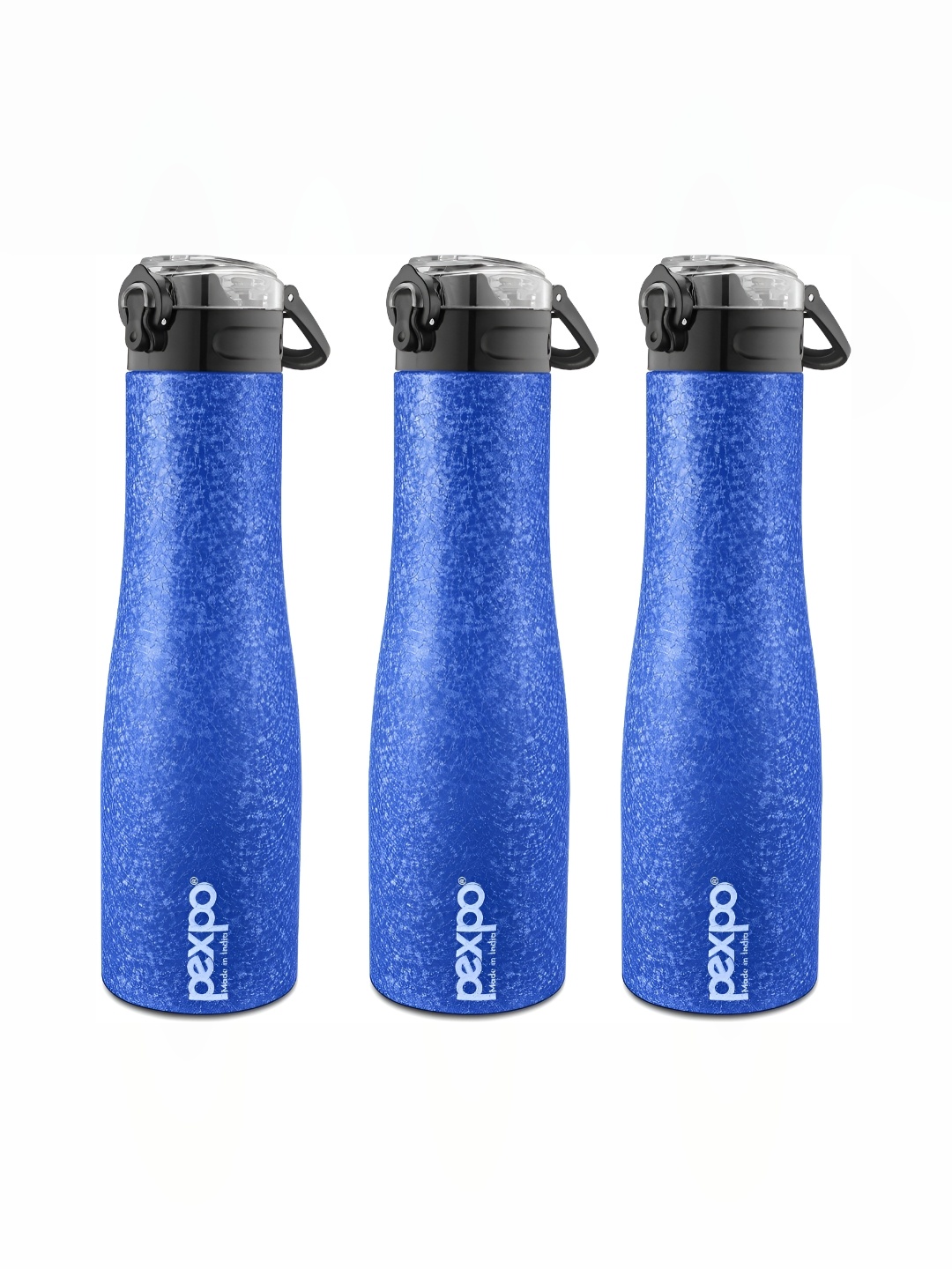 

Pexpo MONACO 3pc Sports & Hiking Stainless Steel 1L Single wall Blue Water Bottle