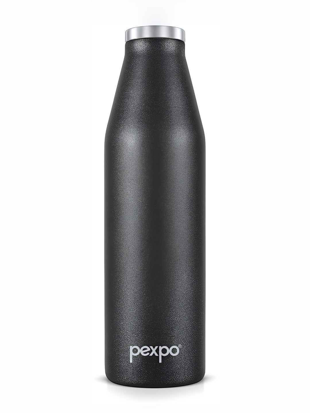 

Pexpo LUDO Double wall Thermosteel 725ml Hot & Cold Black Insulated Bottle
