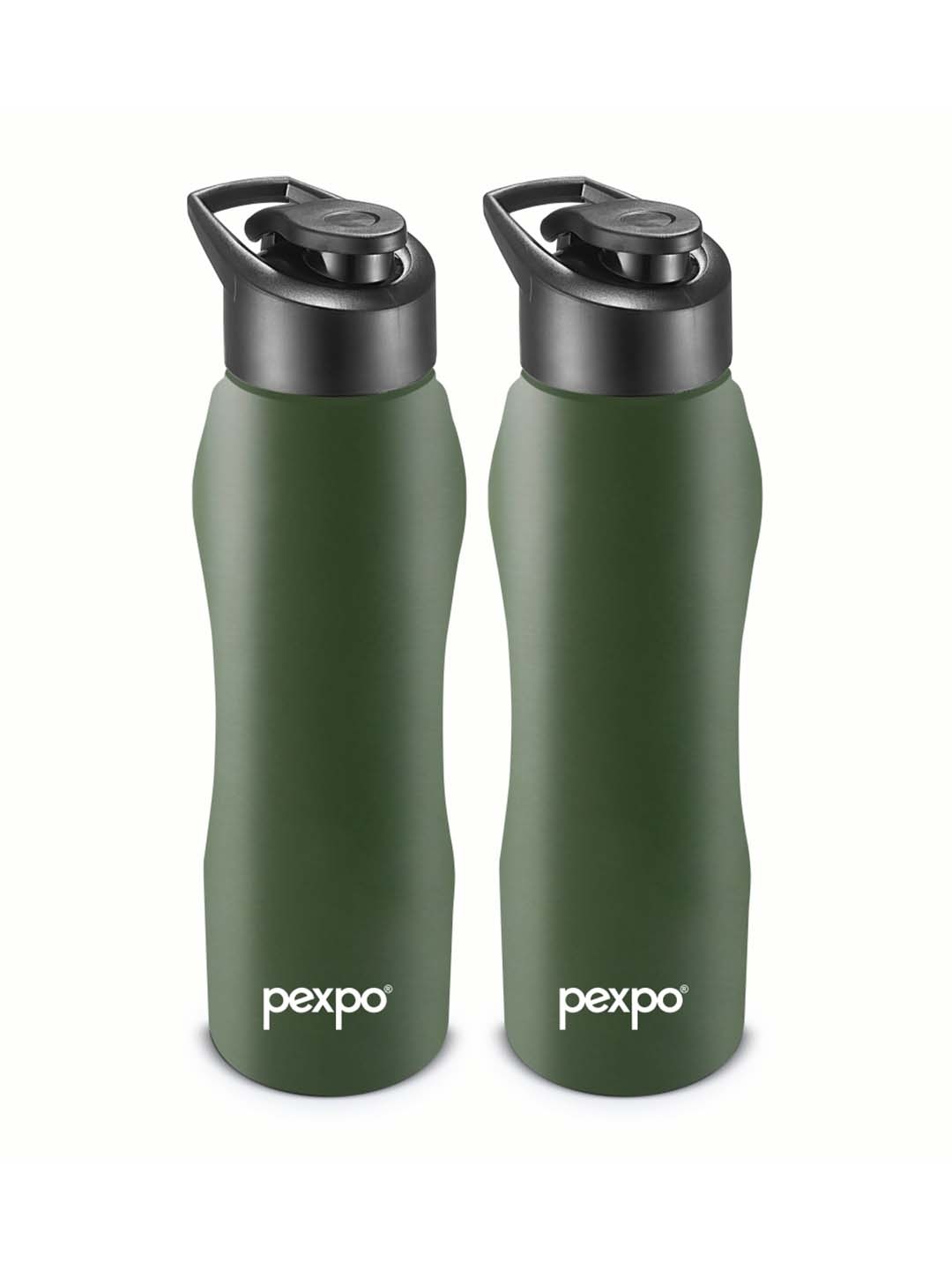 

Pexpo BISTRO 2pc Sipper Cap Stainless Steel 1L Single wall Green Water Bottle