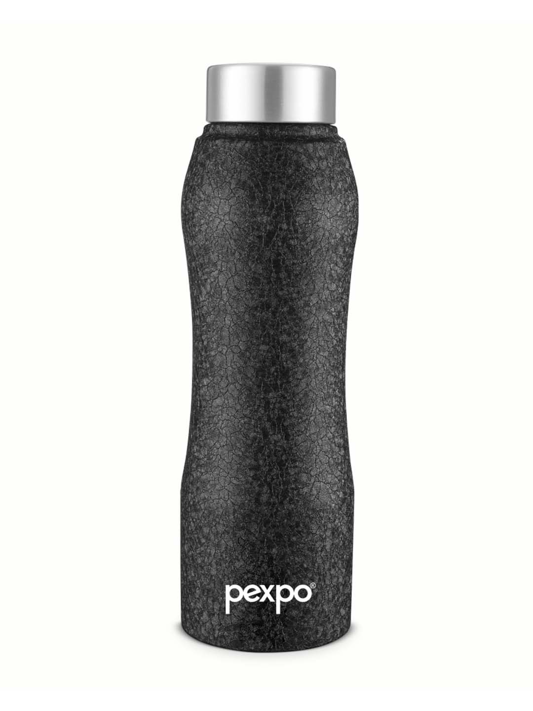 

Pexpo BISTRO Refrigerator Stainless Steel 1L Single wall Black Water Bottle