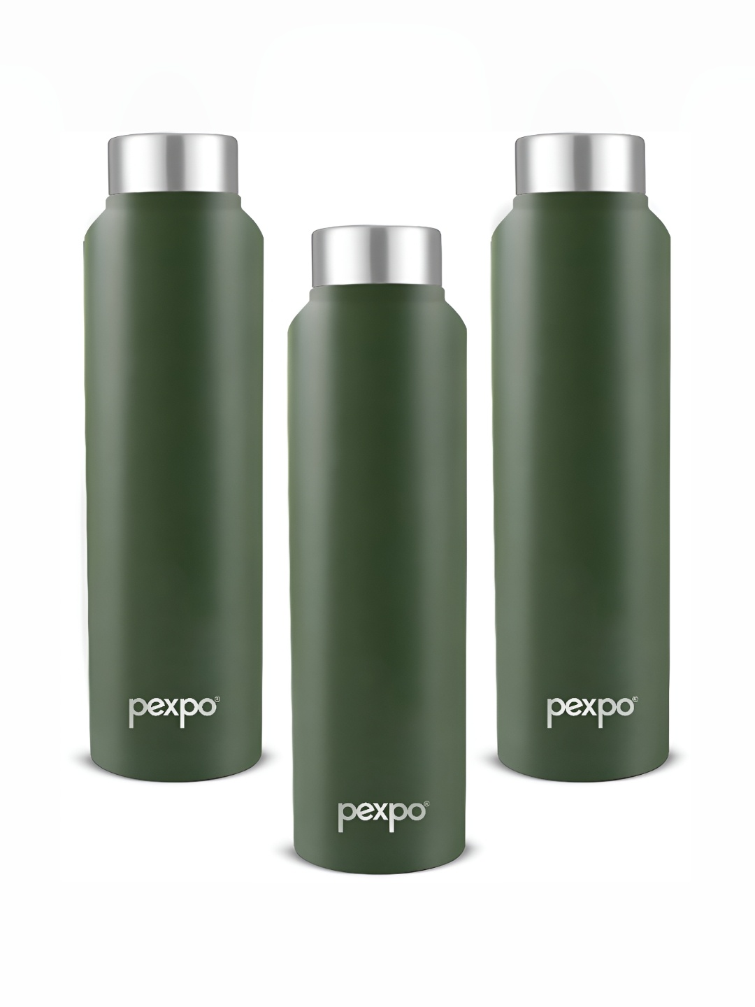 

Pexpo CHROMO 3pc Fridge Water Bottle 750ml Single wall Green Stainless Steel