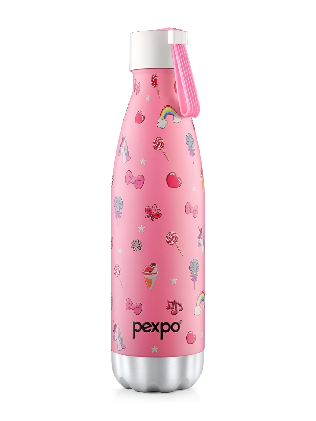 

Pexpo ESPRESSO ISI Certified Thermosteel 500ml Hot & Cold flask UV Pink Insulated Bottle