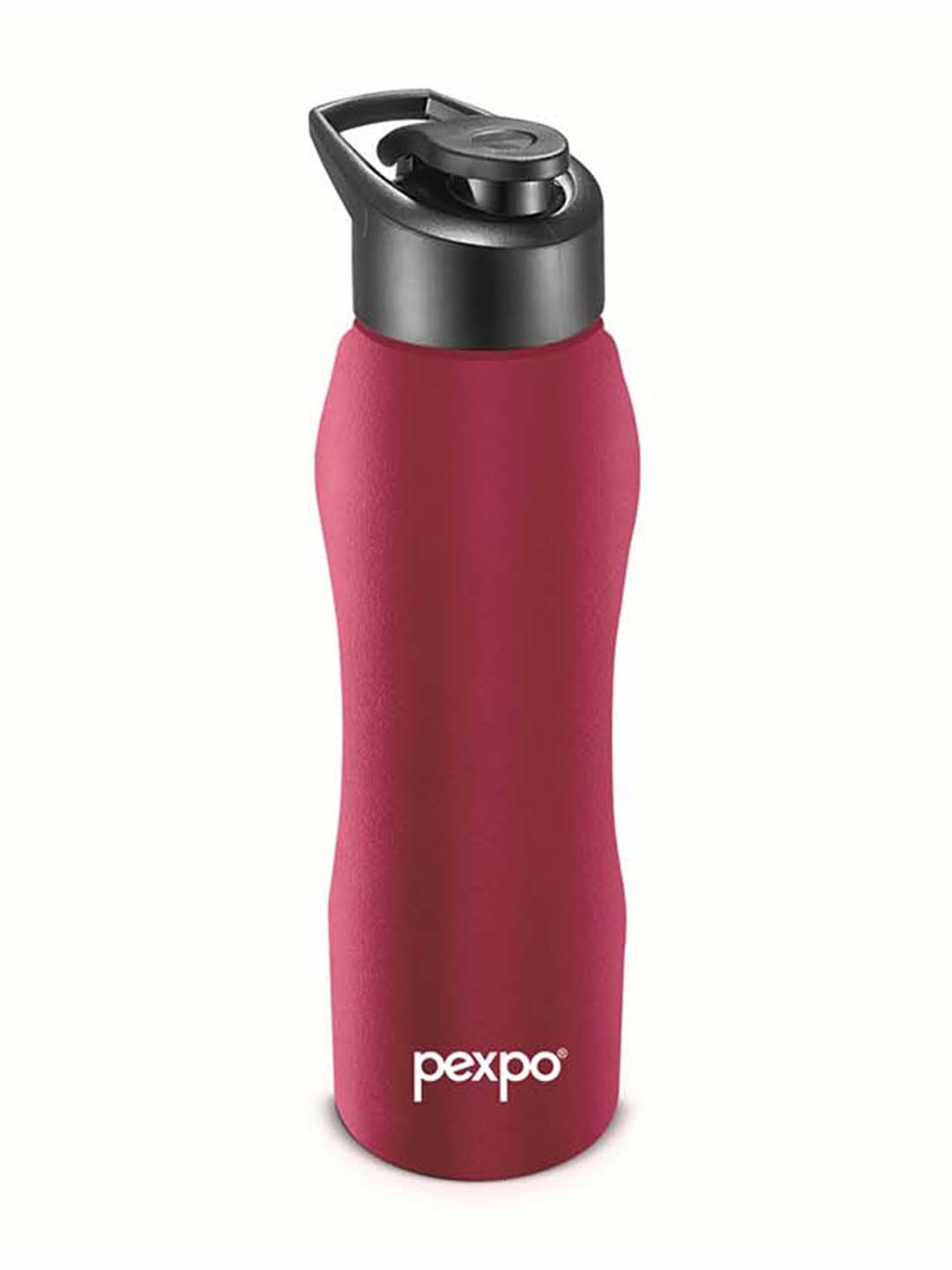 

Pexpo BISTRO Sports & Hiking Stainless Steel 1L Single wall Red Water Bottle, Maroon