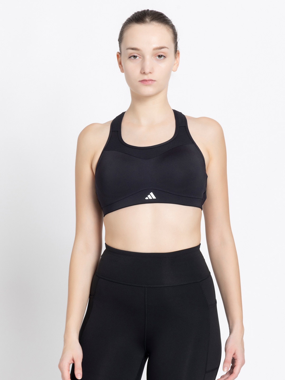 

ADIDAS TLRD Impact Training Full Coverage Bra, Black