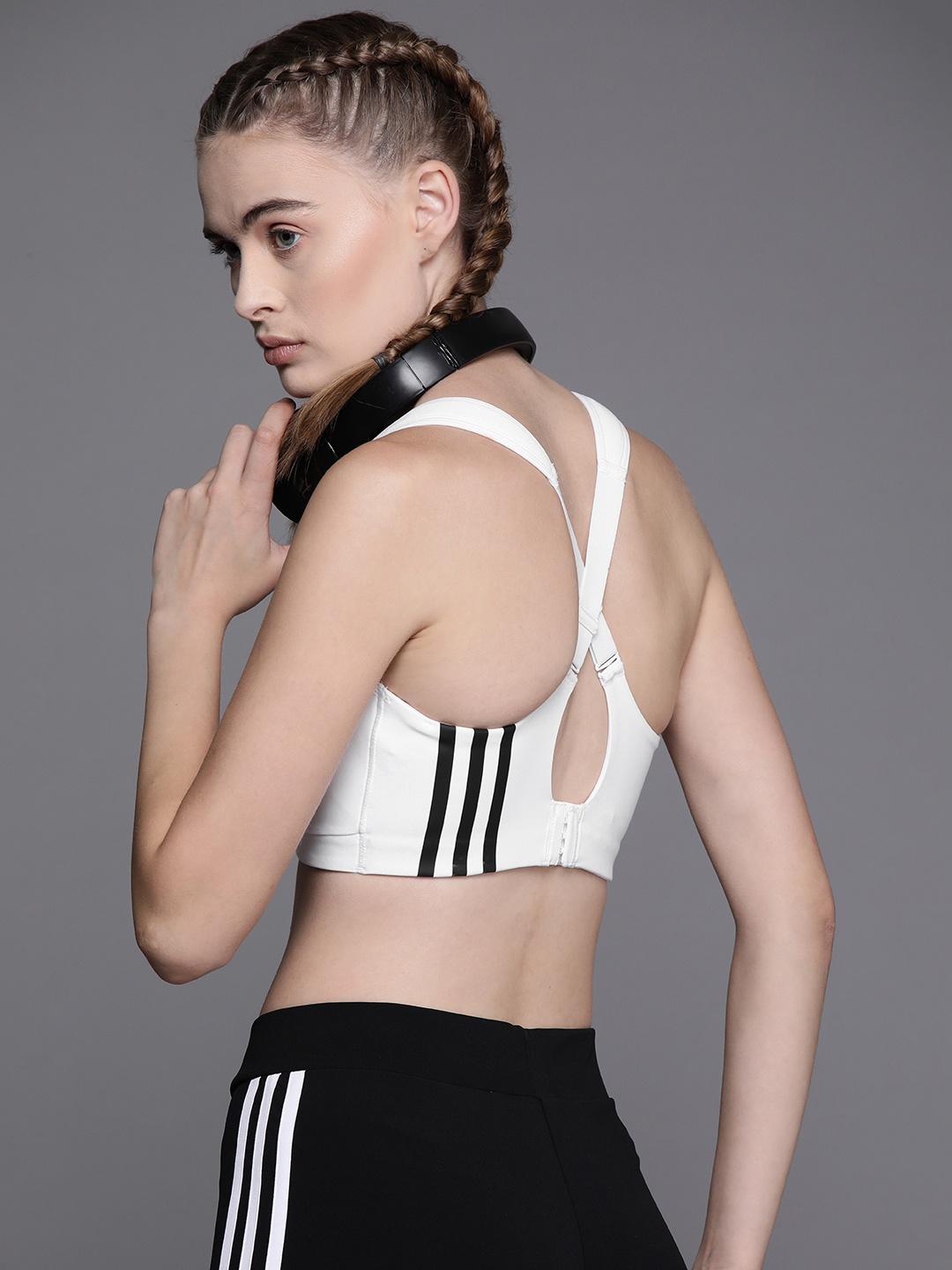 

ADIDAS TLRD Impact Training High-Support Bra, White