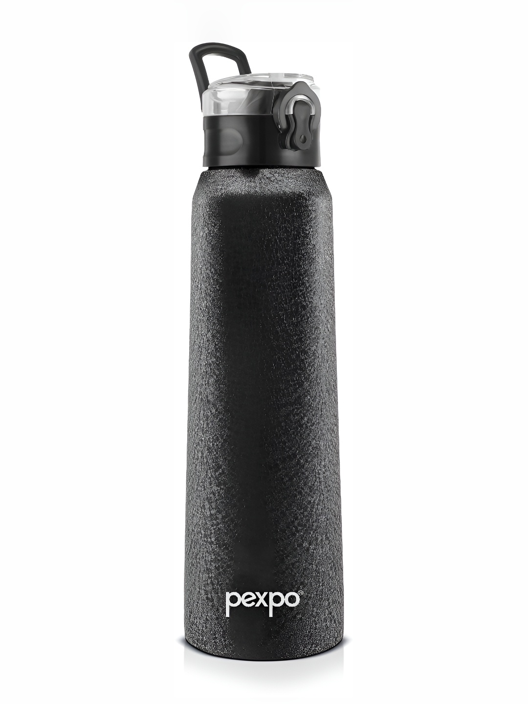 

Pexpo VERTIGO Sports & Hiking Stainless Steel 1L Single wall Black Water Bottle