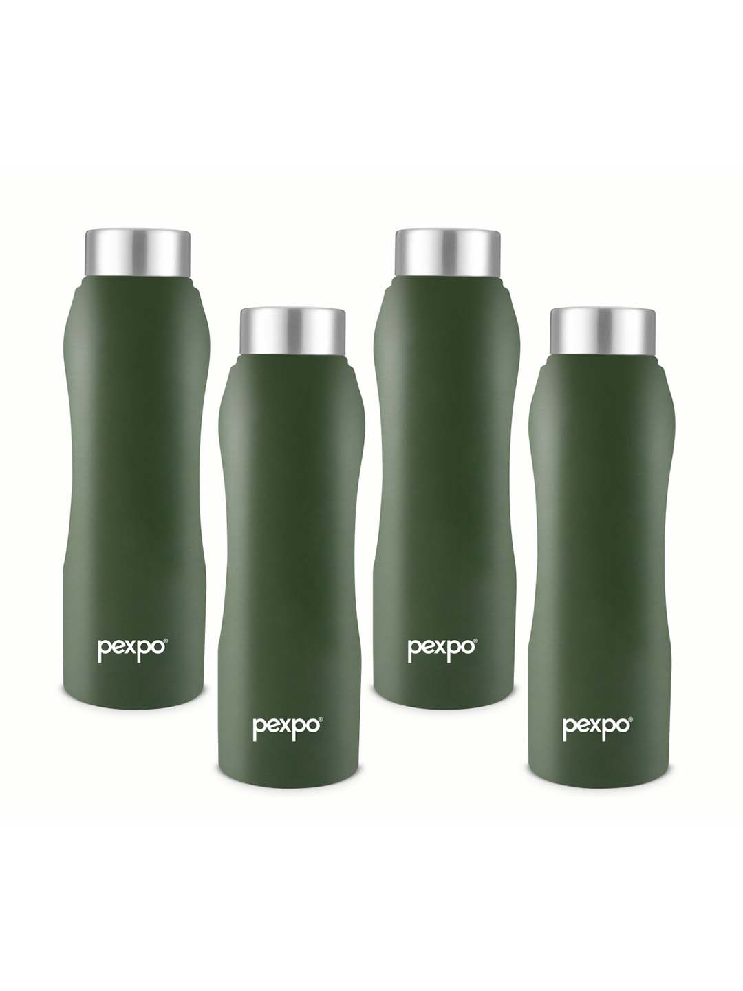 

Pexpo BISTRO Set of 4 Fridge Water Bottle 1L Single wall Green Stainless Steel
