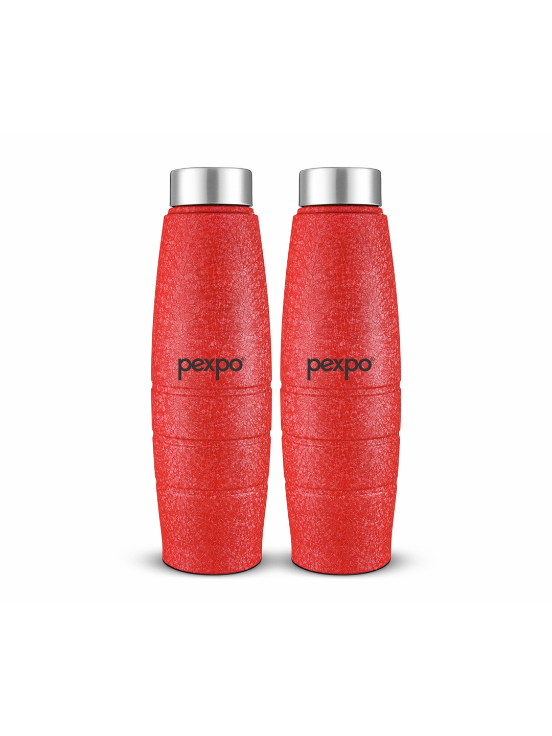 

Pexpo DURO 2pc Refrigerator Stainless Steel 1L Single wall Red Water Bottle