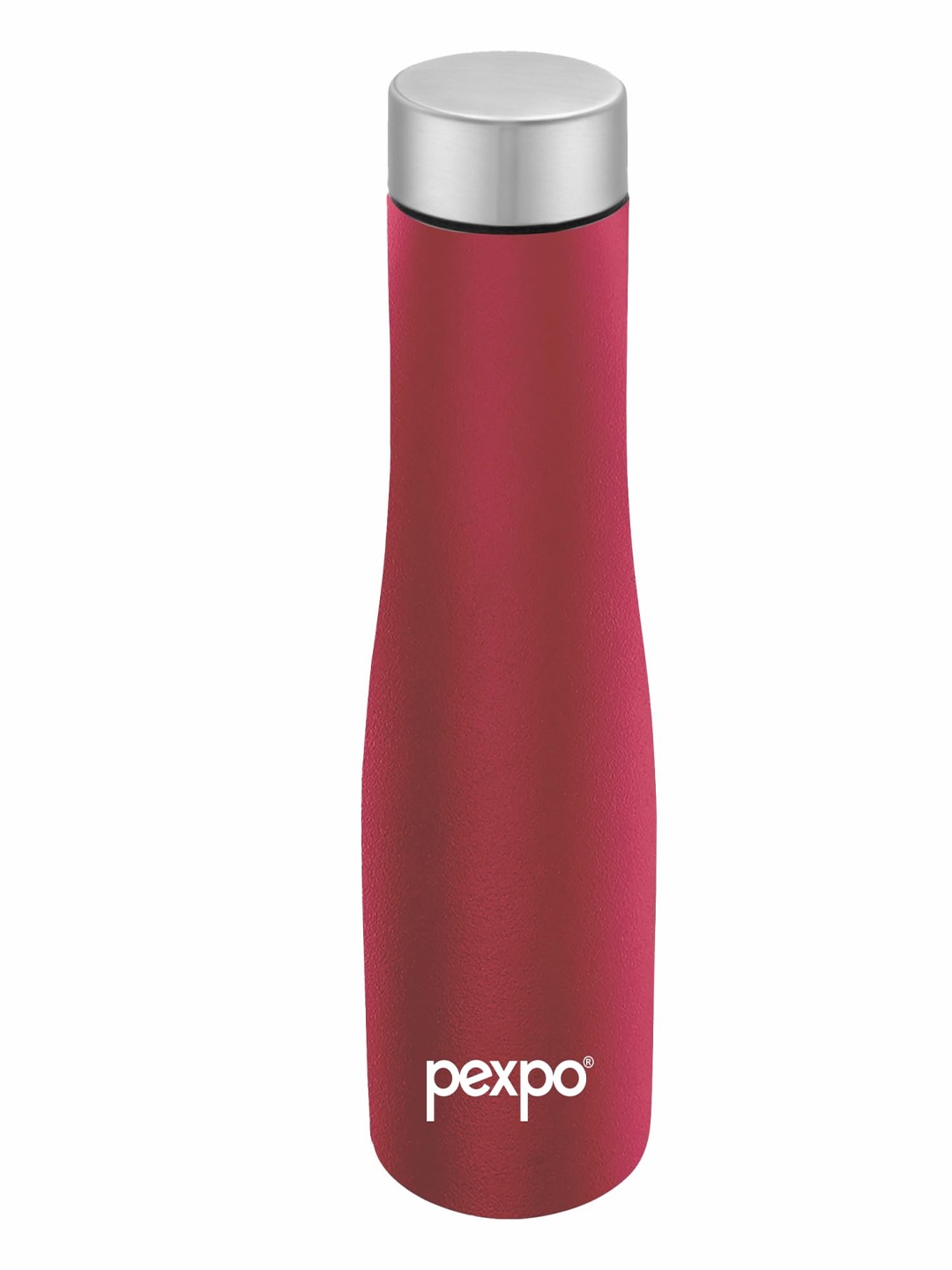 

Pexpo MONACO Refrigerator Stainless Steel 750ml Single wall Red Water Bottle, Maroon