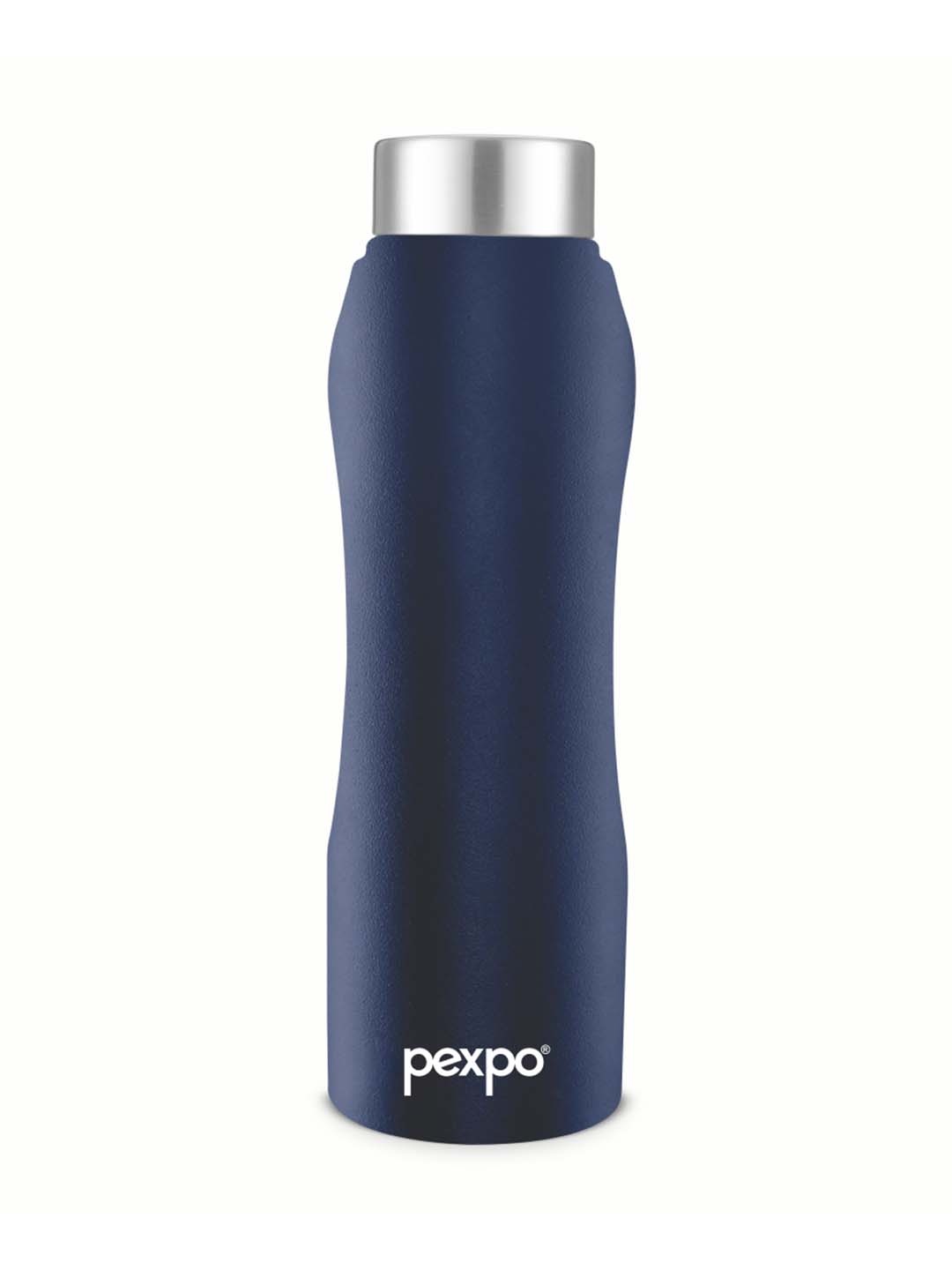 

Pexpo BISTRO Refrigerator Stainless Steel 1L Single wall Blue Water Bottle, Navy blue