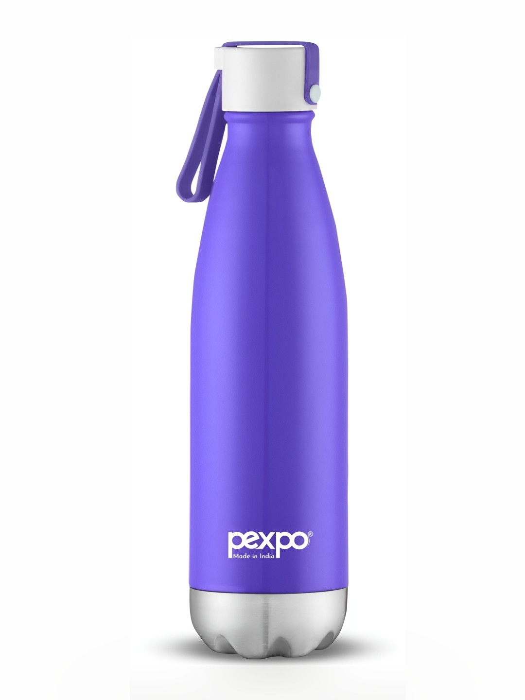 

Pexpo ESPRESSO ISI Certified Thermosteel 500ml Hot & Cold Glossy Insulated Bottle, Purple