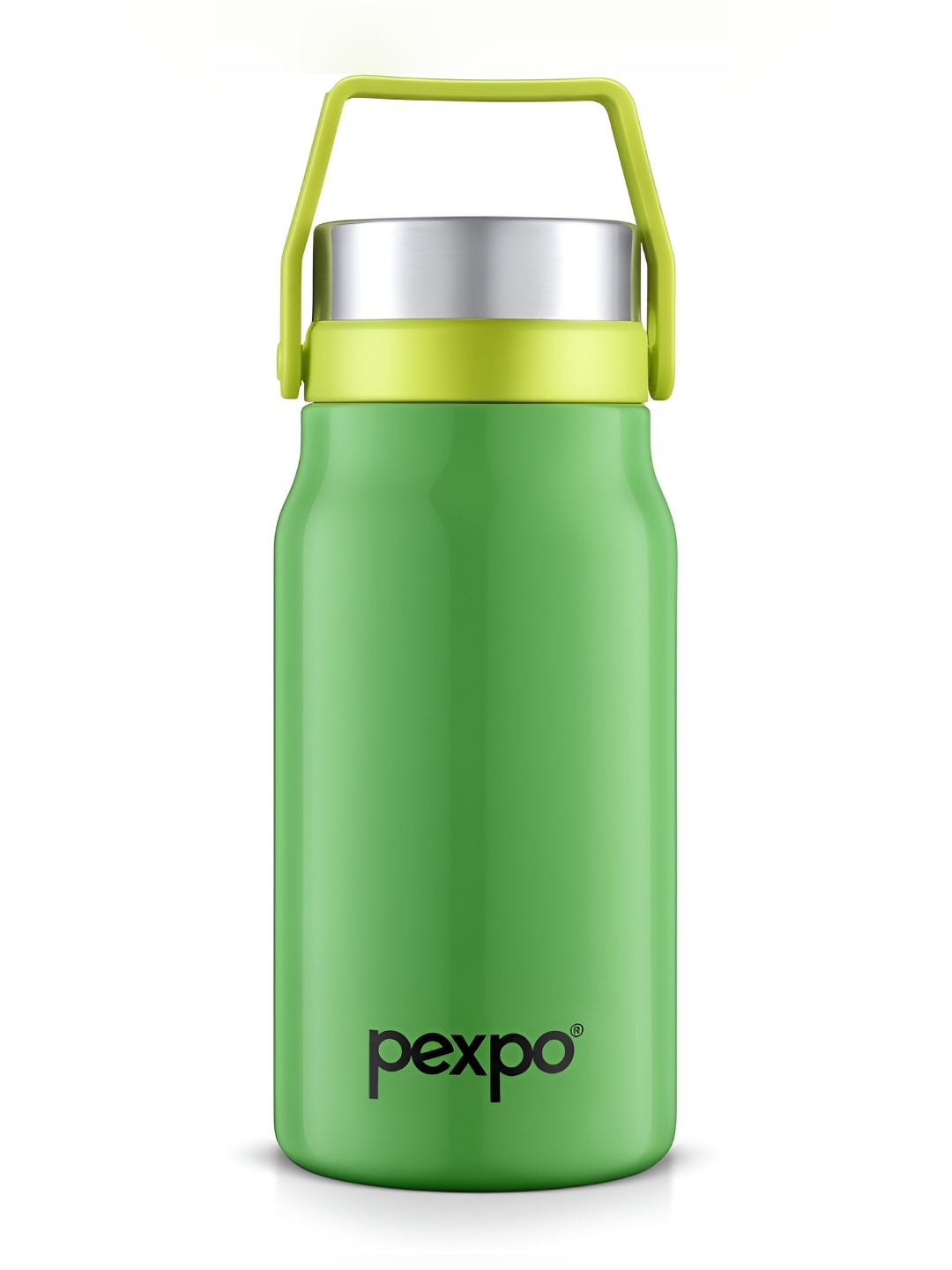 

Pexpo PLUTO Double wall Thermosteel 425ml Hot & Cold Green Glossy Insulated Bottle