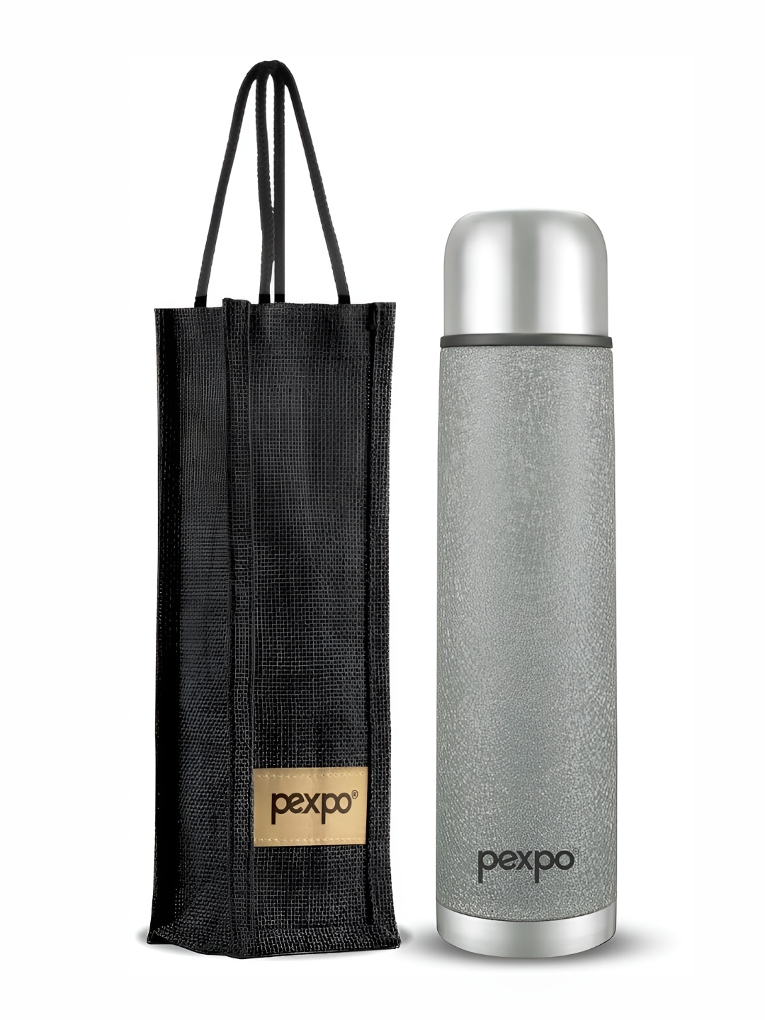 

Pexpo FLAMINGO ISI Certified Thermosteel 1L Hot & Cold Grey Insulated Bottle