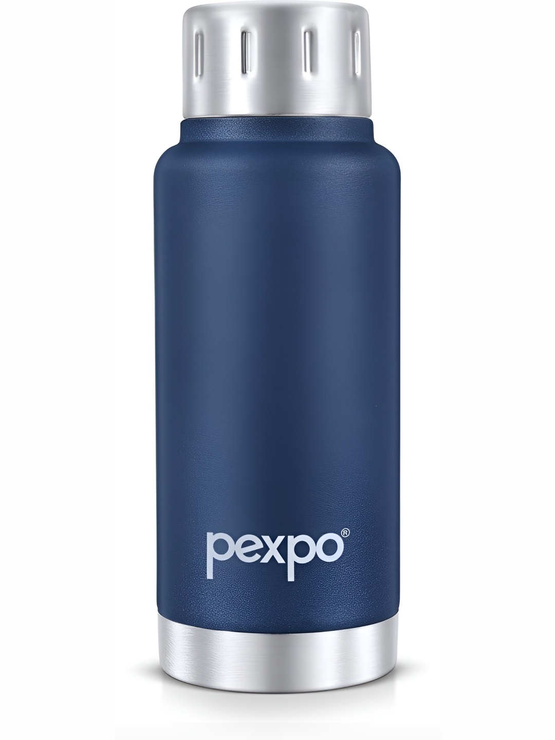 

Pexpo Double Wall Thermosteel 300ml Hot and Cold Upto 6-8 Hrs Blue Insulated Bottle -CAMEO, Navy blue