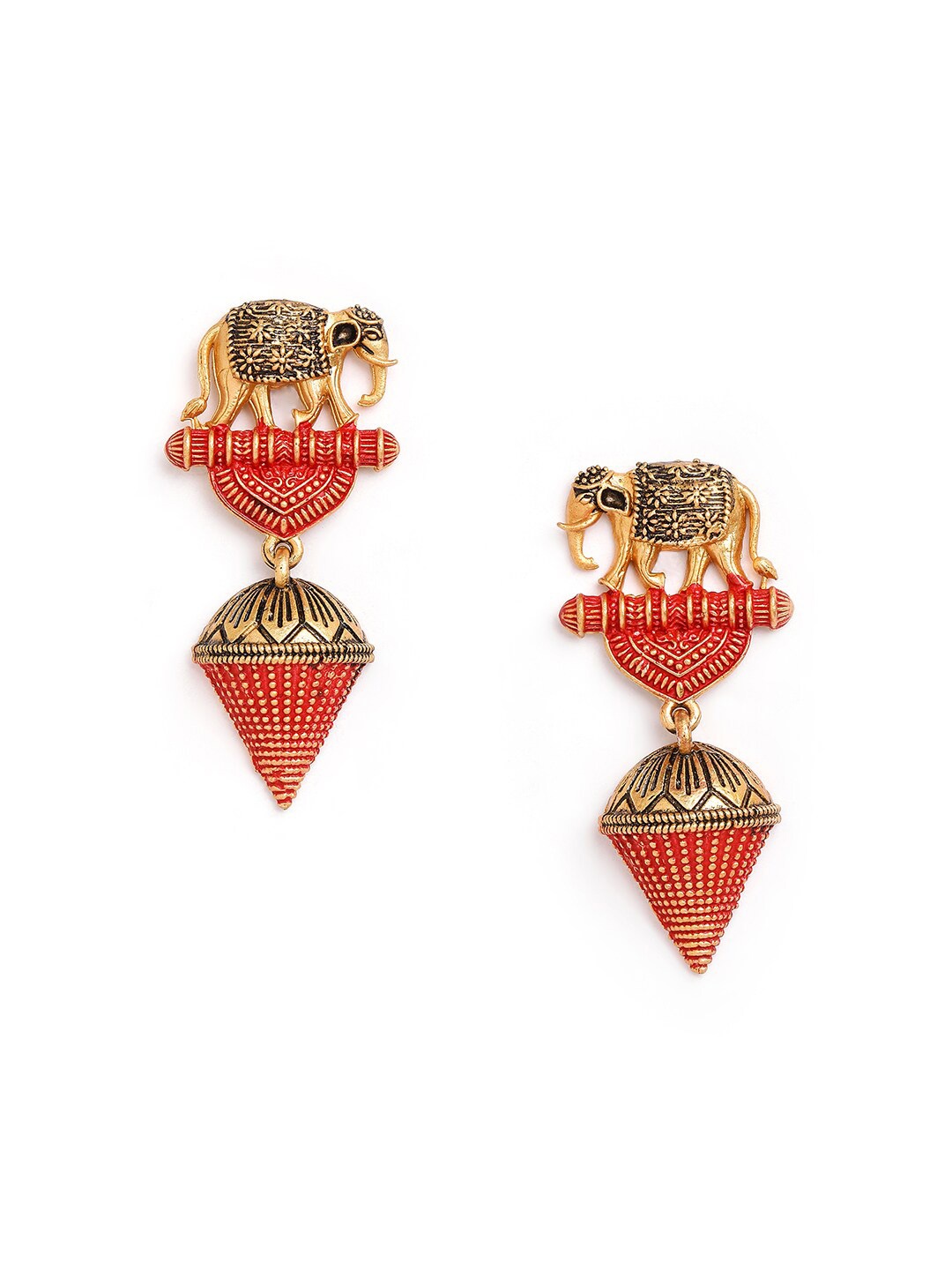 

Anouk Brass Plated Drop Earrings, Gold