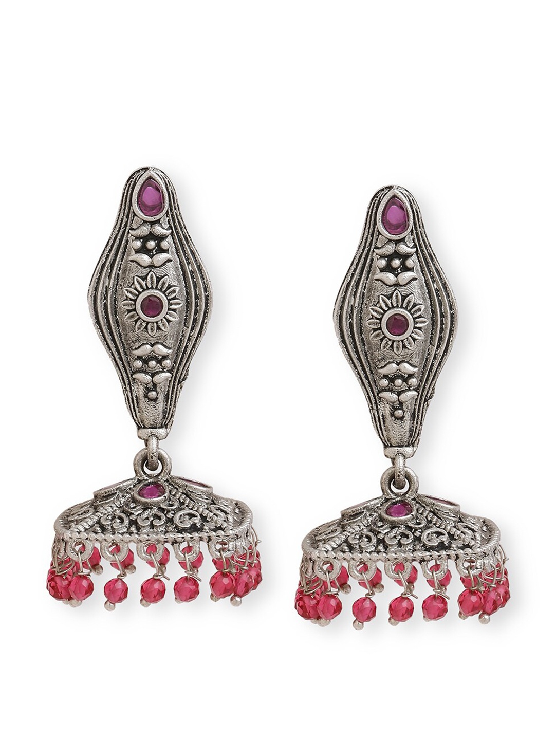 

Anouk Brass-Plated Floral Jhumkas, Gold