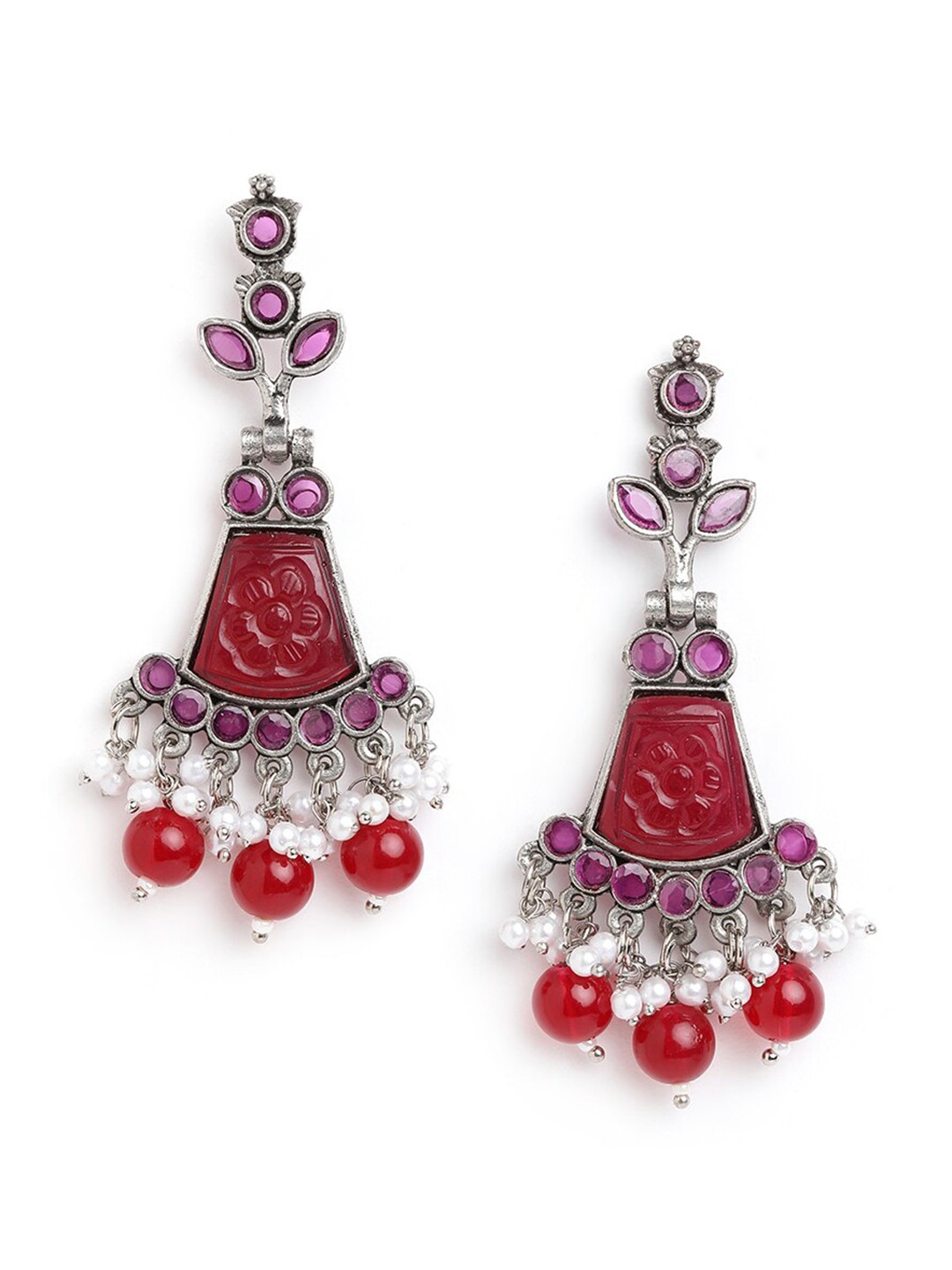 

Anouk Brass-Plated Floral Drop Earrings, Gold