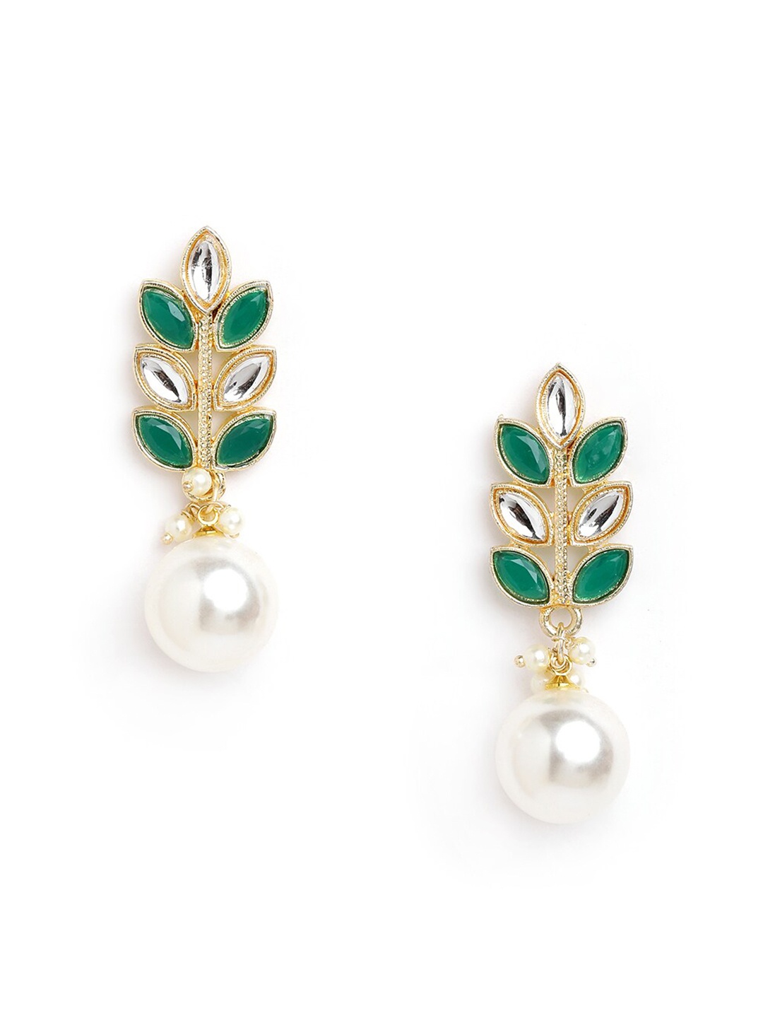 

Anouk Brass-Plated Floral Drop Earrings, Silver