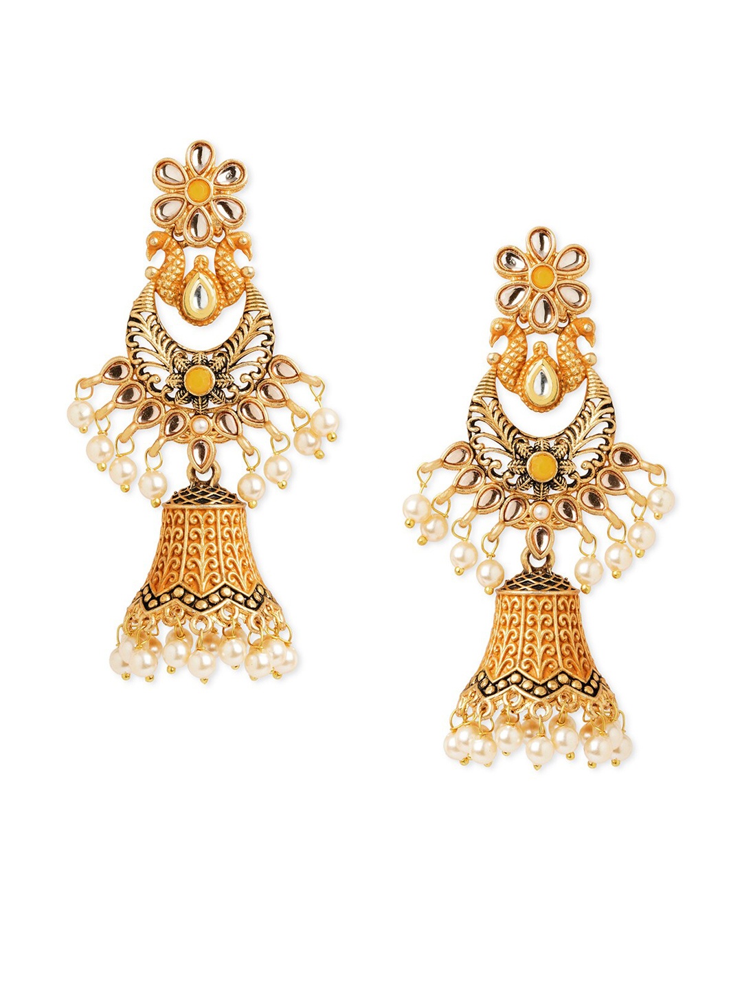 

Anouk Gold-Plated Classic Jhumkas Earrings