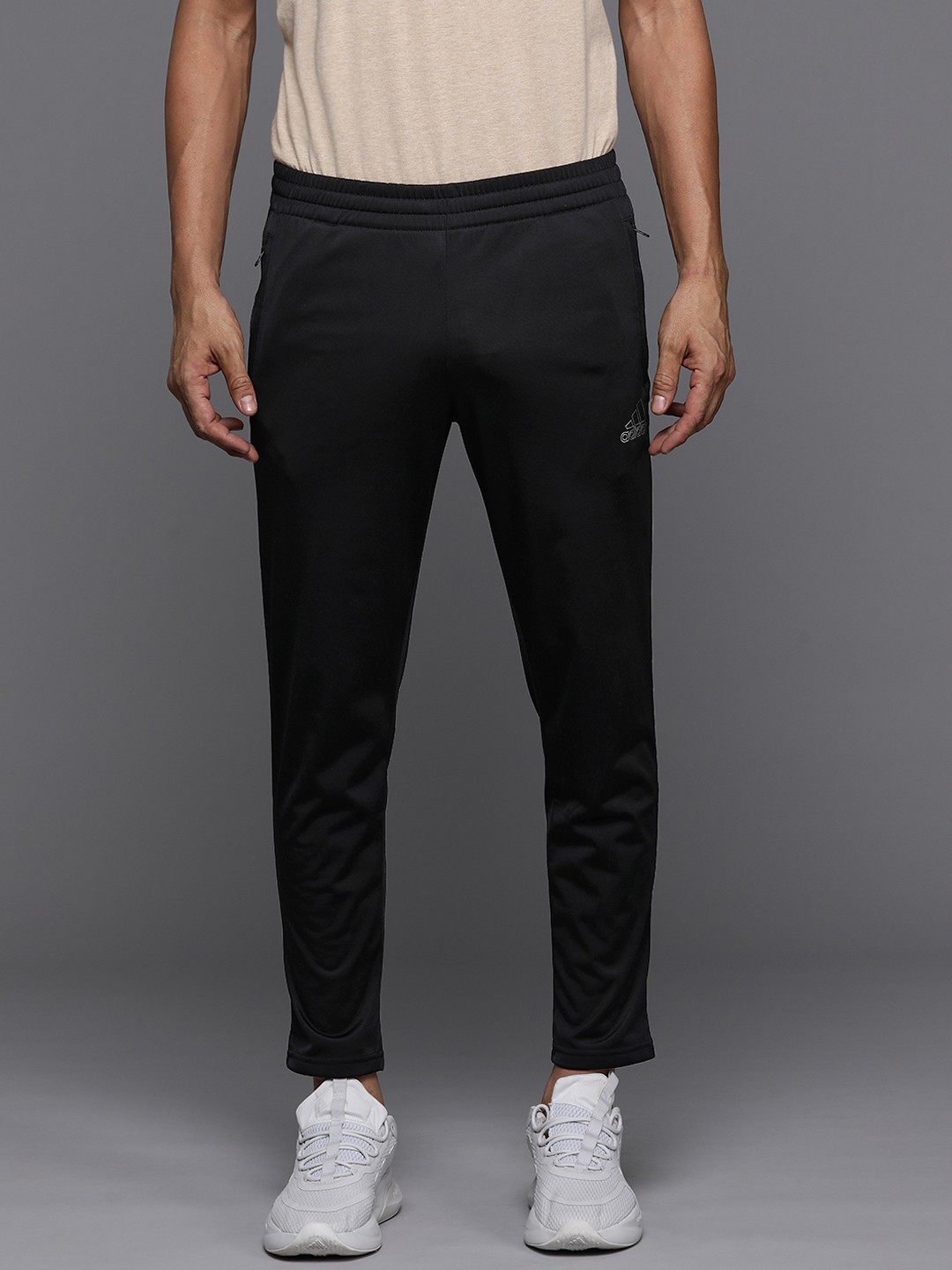 

ADIDAS Men Foil Print Track Pants, Black