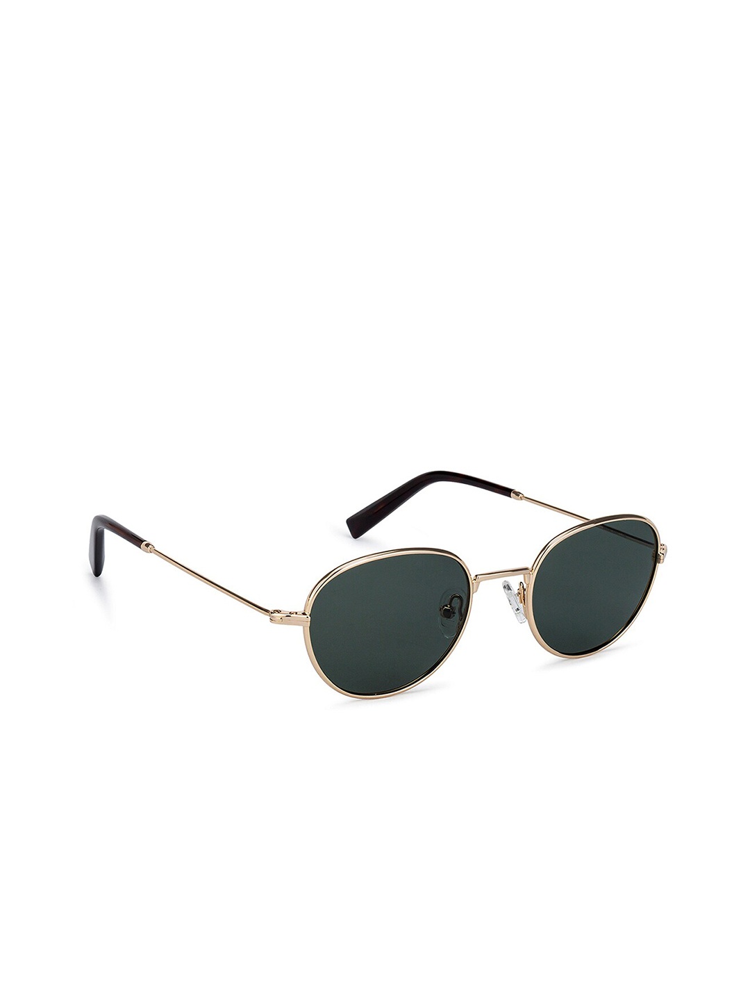 

John Jacobs Round Sunglasses with Polarised and UV Protected Lens, Green