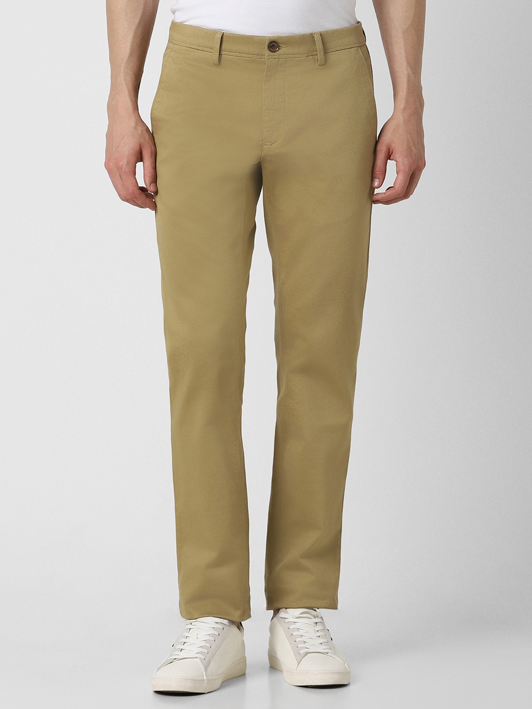 

Van Heusen Sport Men Slim Fit Pure Cotton Trousers, Khaki