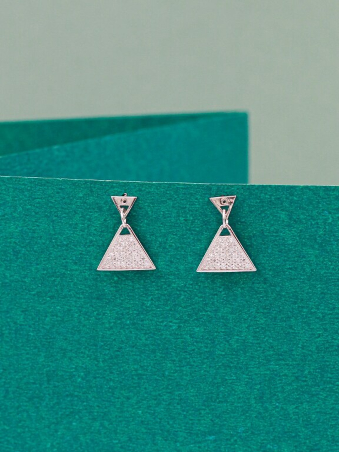 

SANGEETA BOOCHRA Contemporary Drop Earrings, Silver
