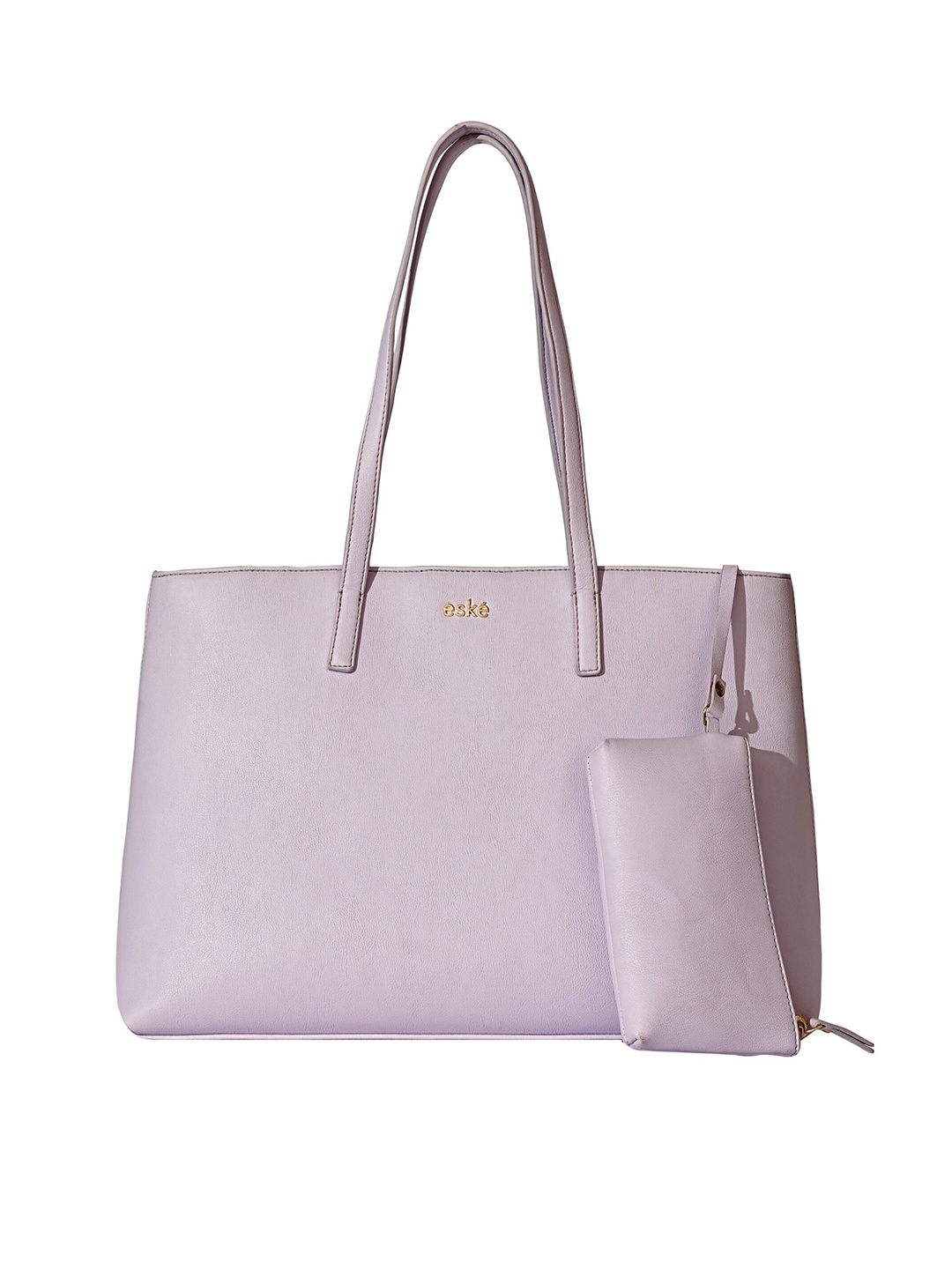 

Eske Leather Tote Bag, Lavender