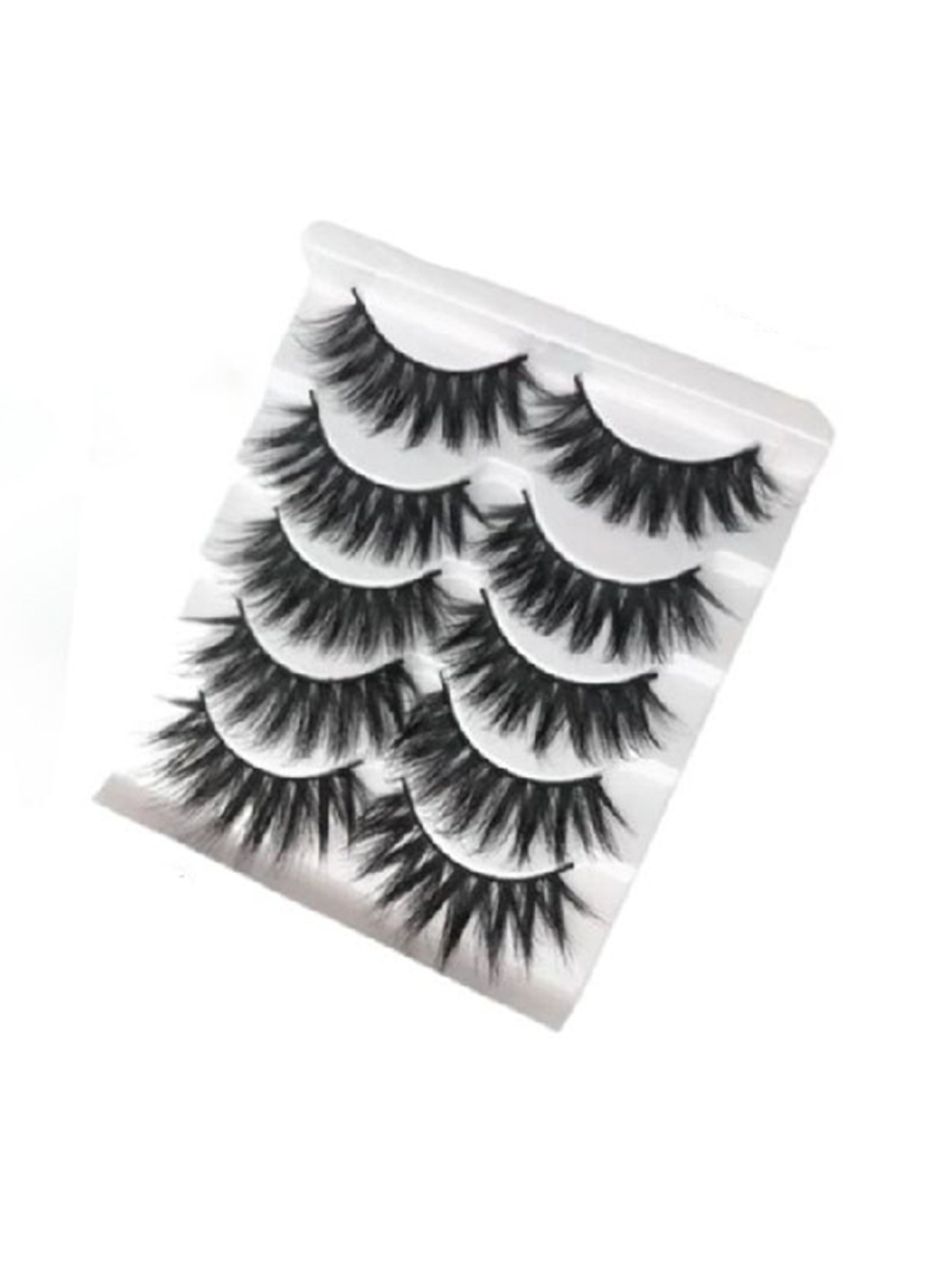 

Veoni BELLE 5D Mink Super Volume False Eyelashes - 5 Pairs, Black