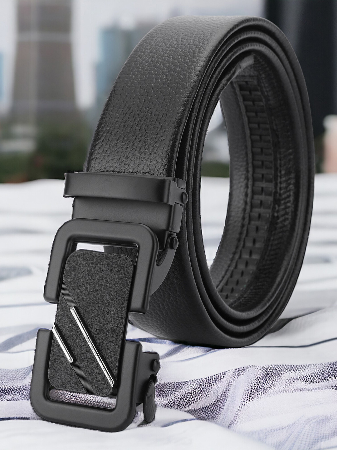 

Kastner Men Textured Formal Belt, Black