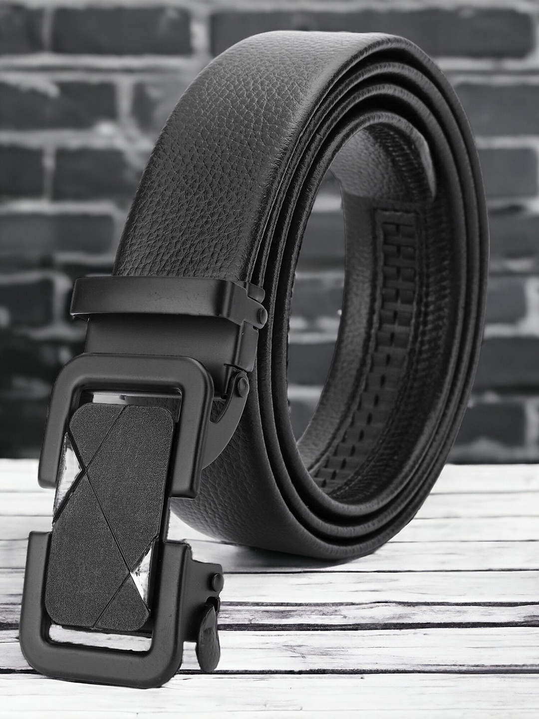 

Kastner Men Textured Casual Belt, Black