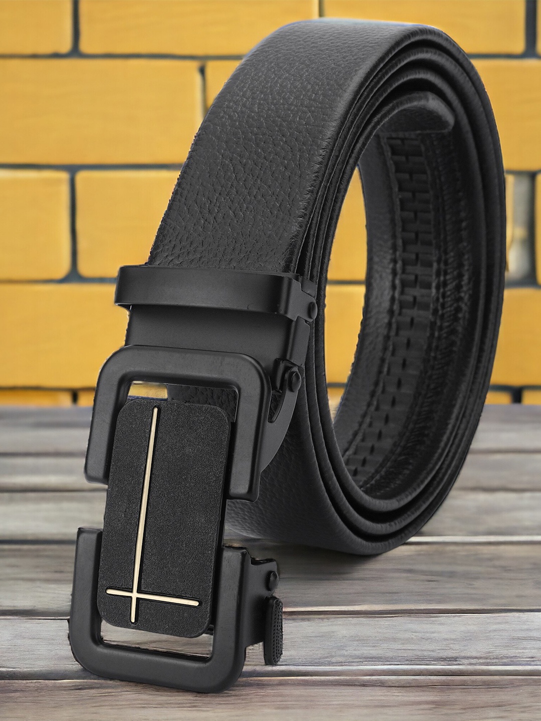 

Kastner Men Textured Casual Belt, Black