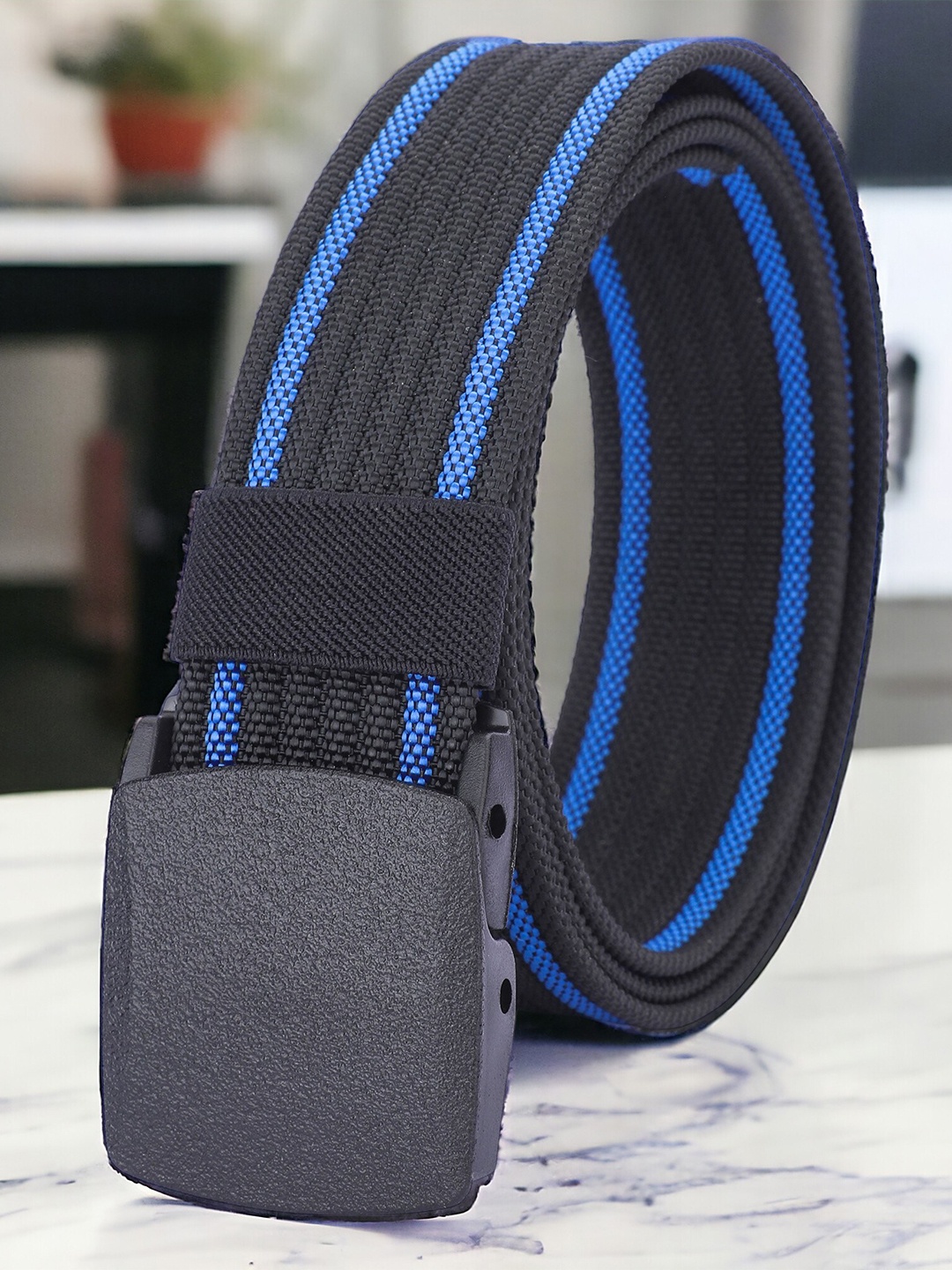 

Kastner Men Textured Belt, Blue