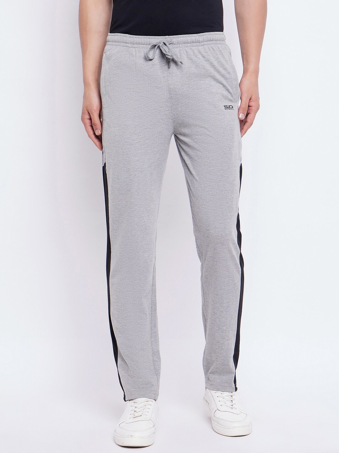 

Duke Men Cotton Mid-Rise Track Pant, Grey