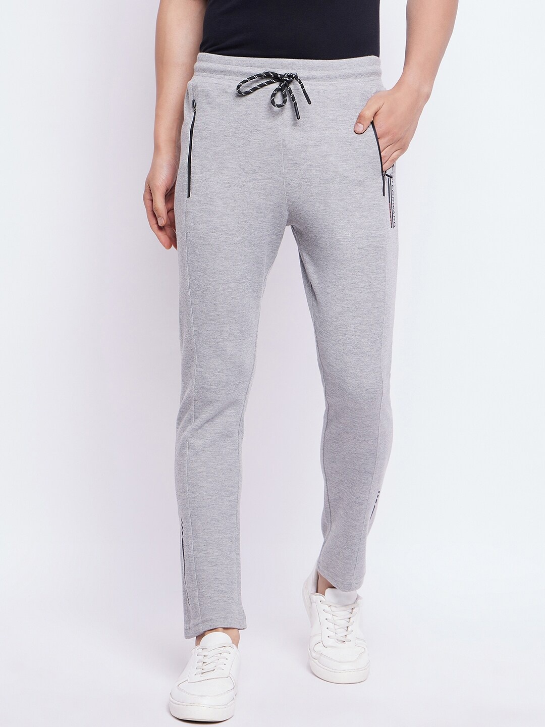 

Duke Men Cotton Mid-Rise Relaxed Fit Track Pant, Grey