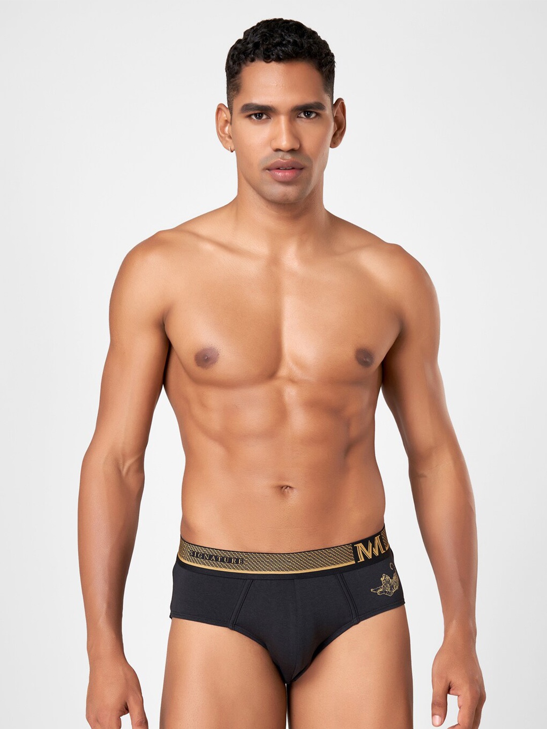 

Macroman M-Series Shape Retention Basic Briefs 8903978391588, Black