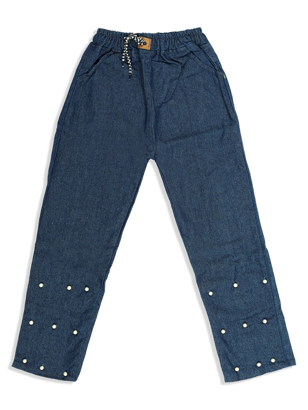 

MANZON Girls Mid-Rise Jeans, Blue