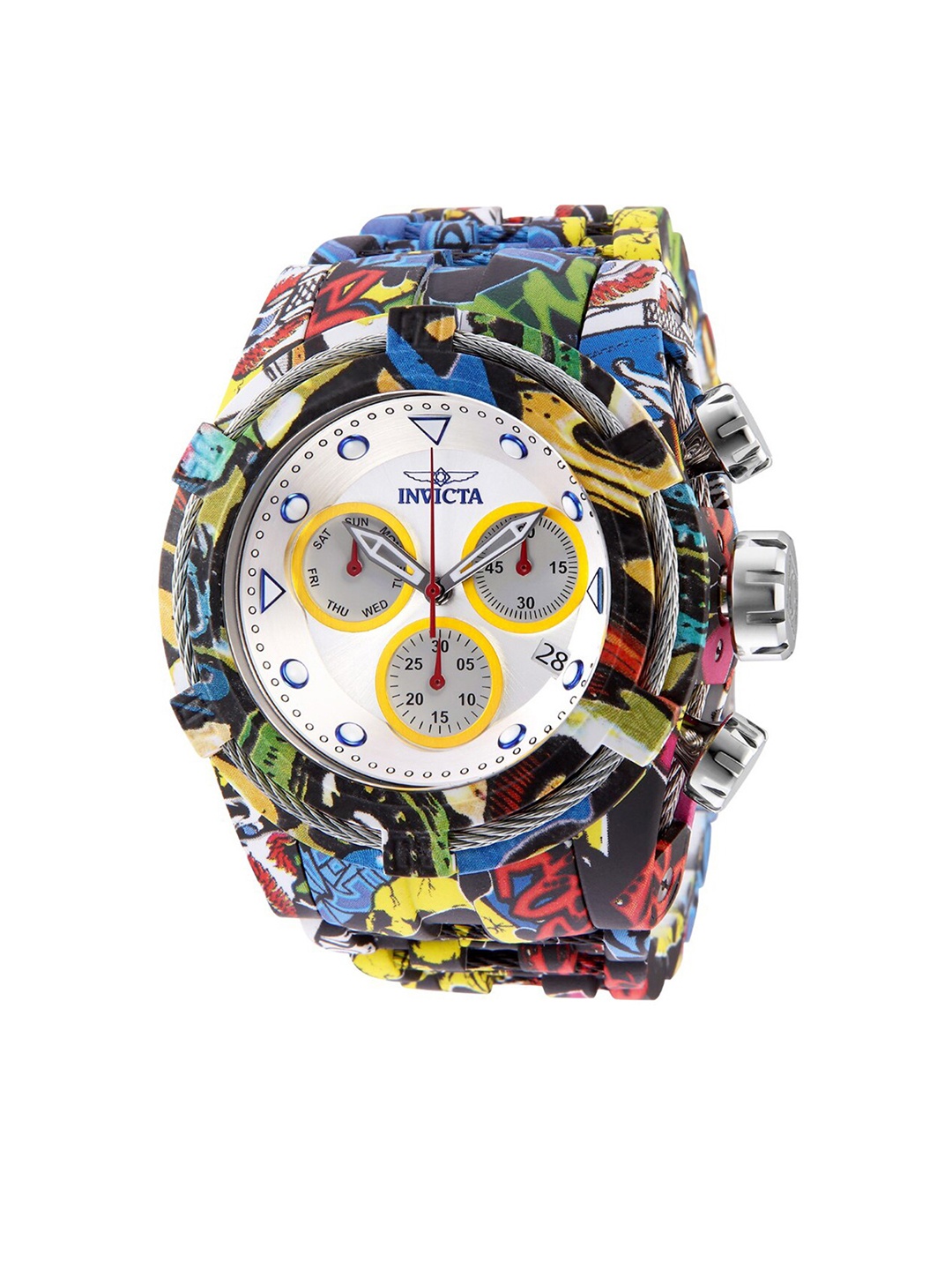 

INVICTA Men Bolt Chronograph Watch 32415, Silver