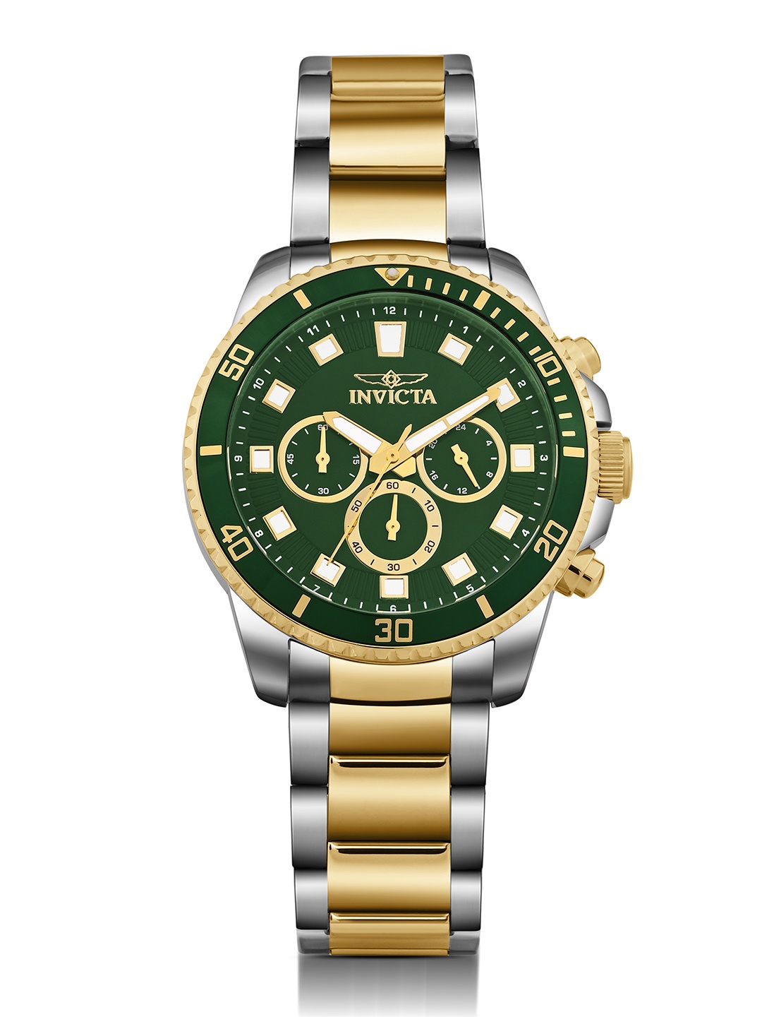 

Invicta Men Pro Diver Chronograph Quartz Green Dial Analog Watch 46060