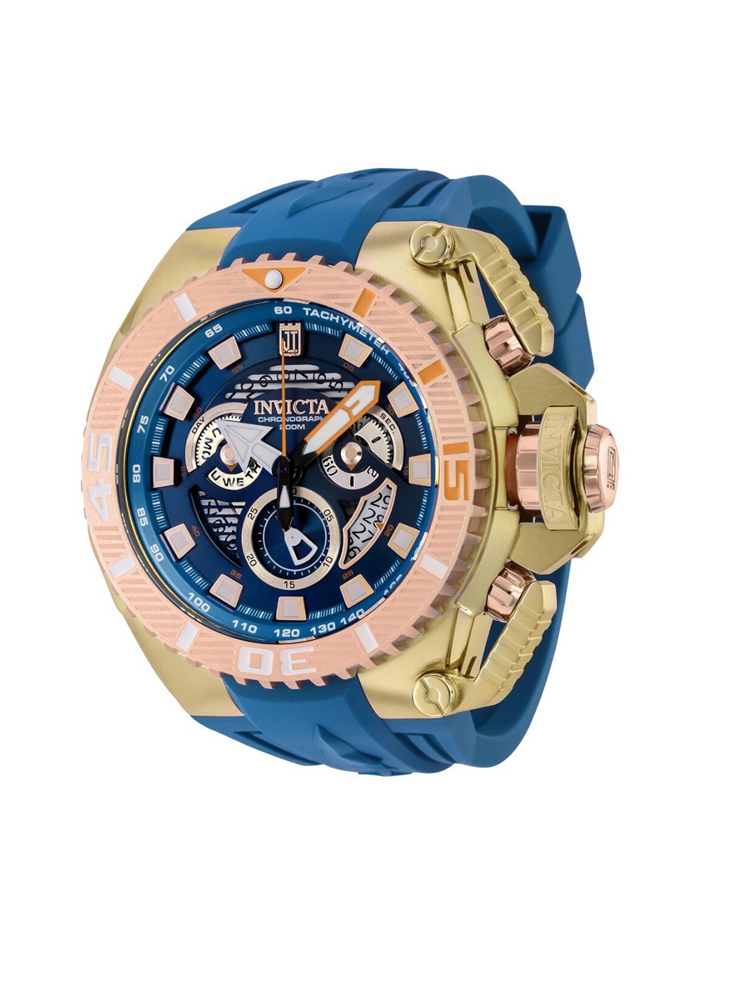 

Invicta Men Blue Dial & Blue Wrap Around Straps Analogue Watch 38058