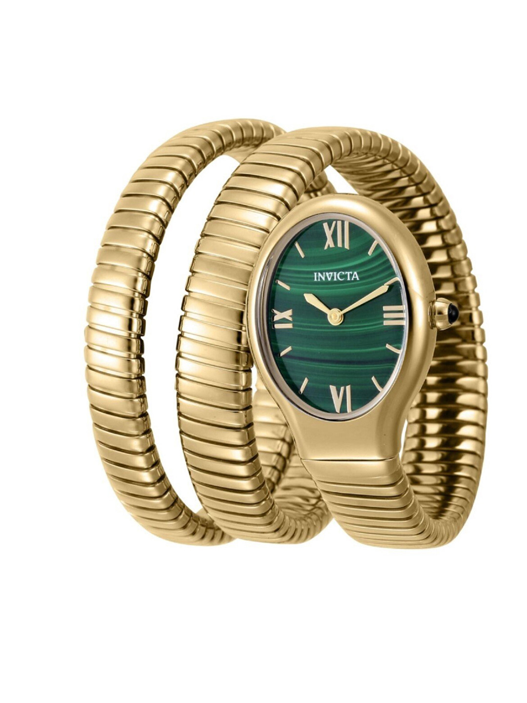 

Invicta Women Green Dial & Gold-Plated Stainless Steel Bracelet Style Straps Analogue Watch 44976