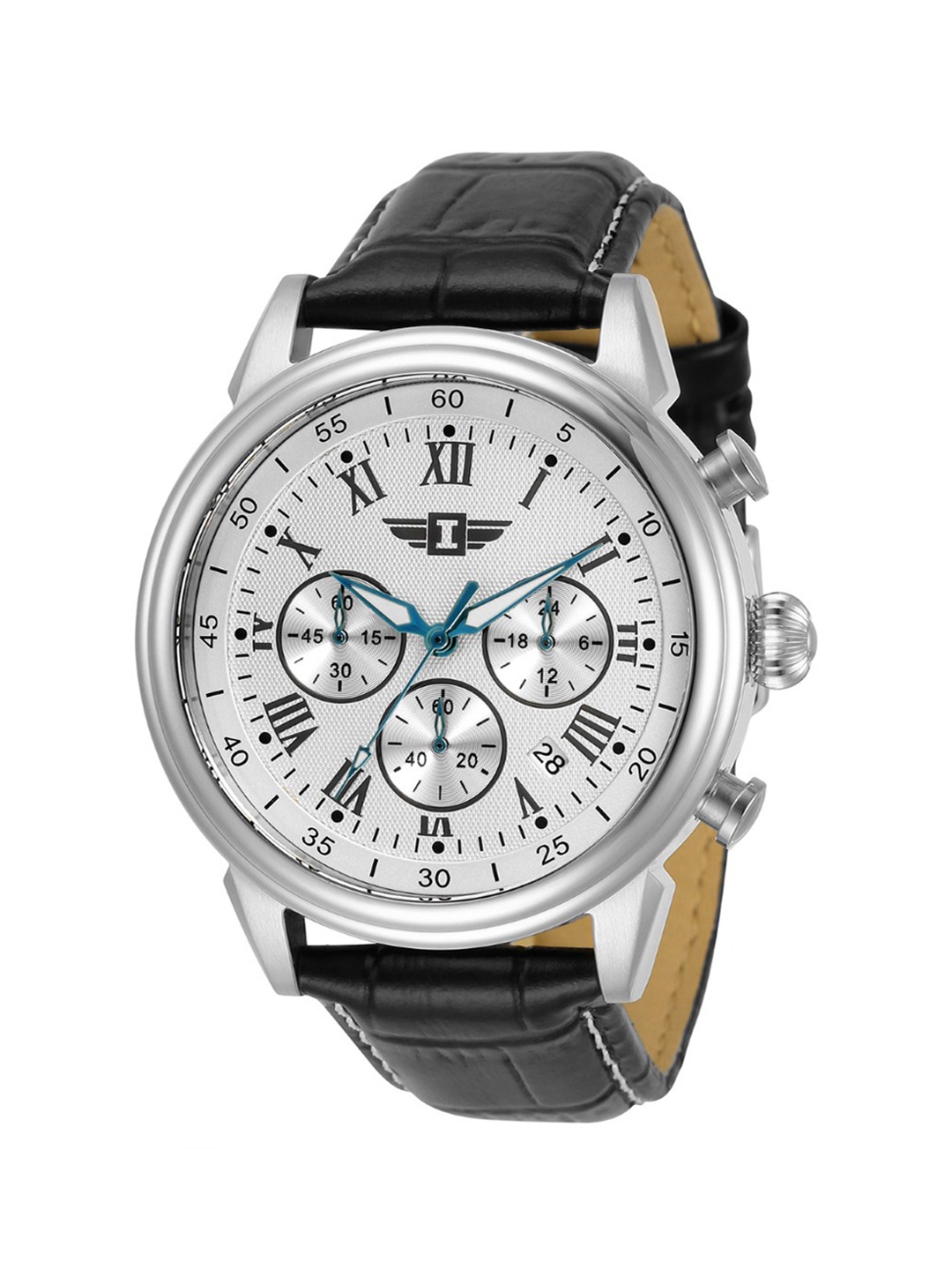 

Invicta Men Chronograph Quartz White Dial Analog Watch IBI90242-002, Black