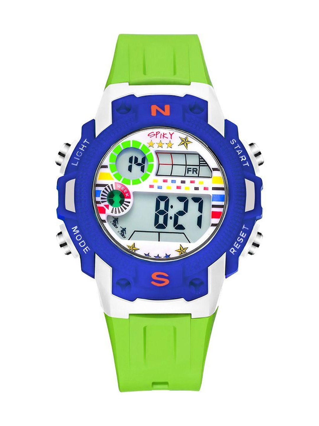 

Spiky Kids Straps Digital Automatic Watch SPKEVA20_C3_GRN, Green