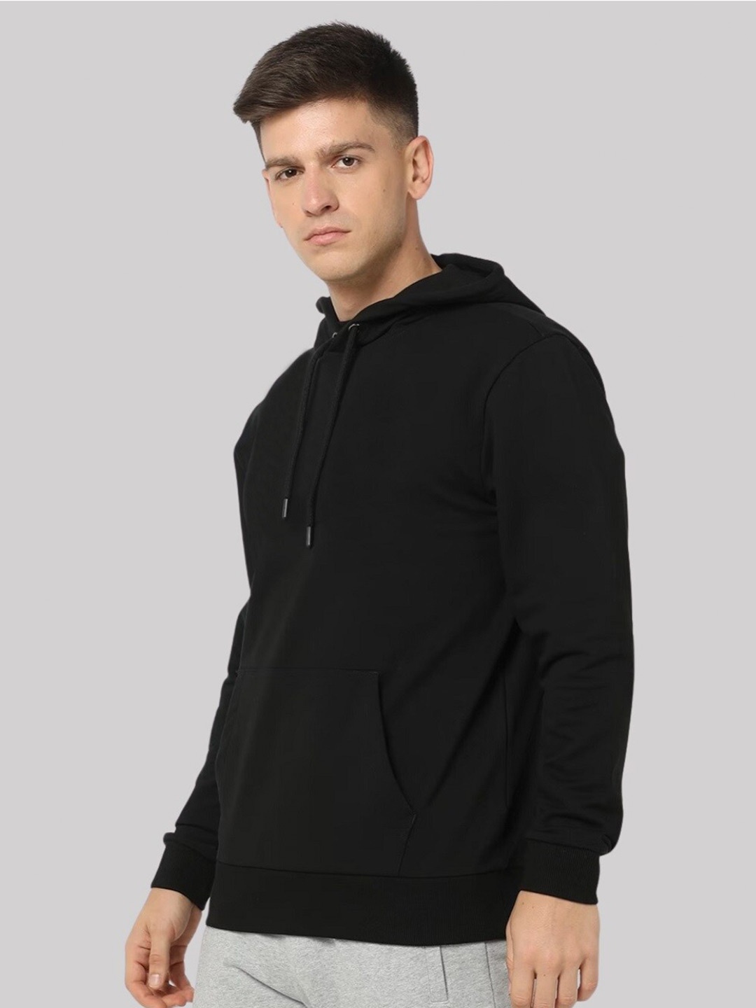 

ecott Hooded Fleece Pullover, Black
