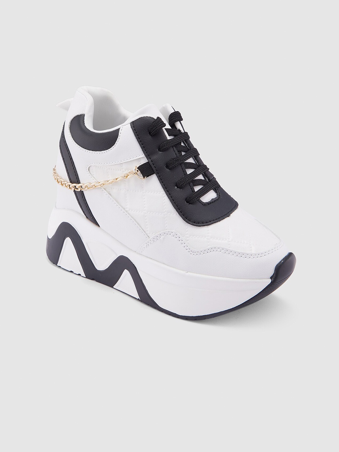

Sole To Soul Women Embellished Lace-Up Sneakers, White