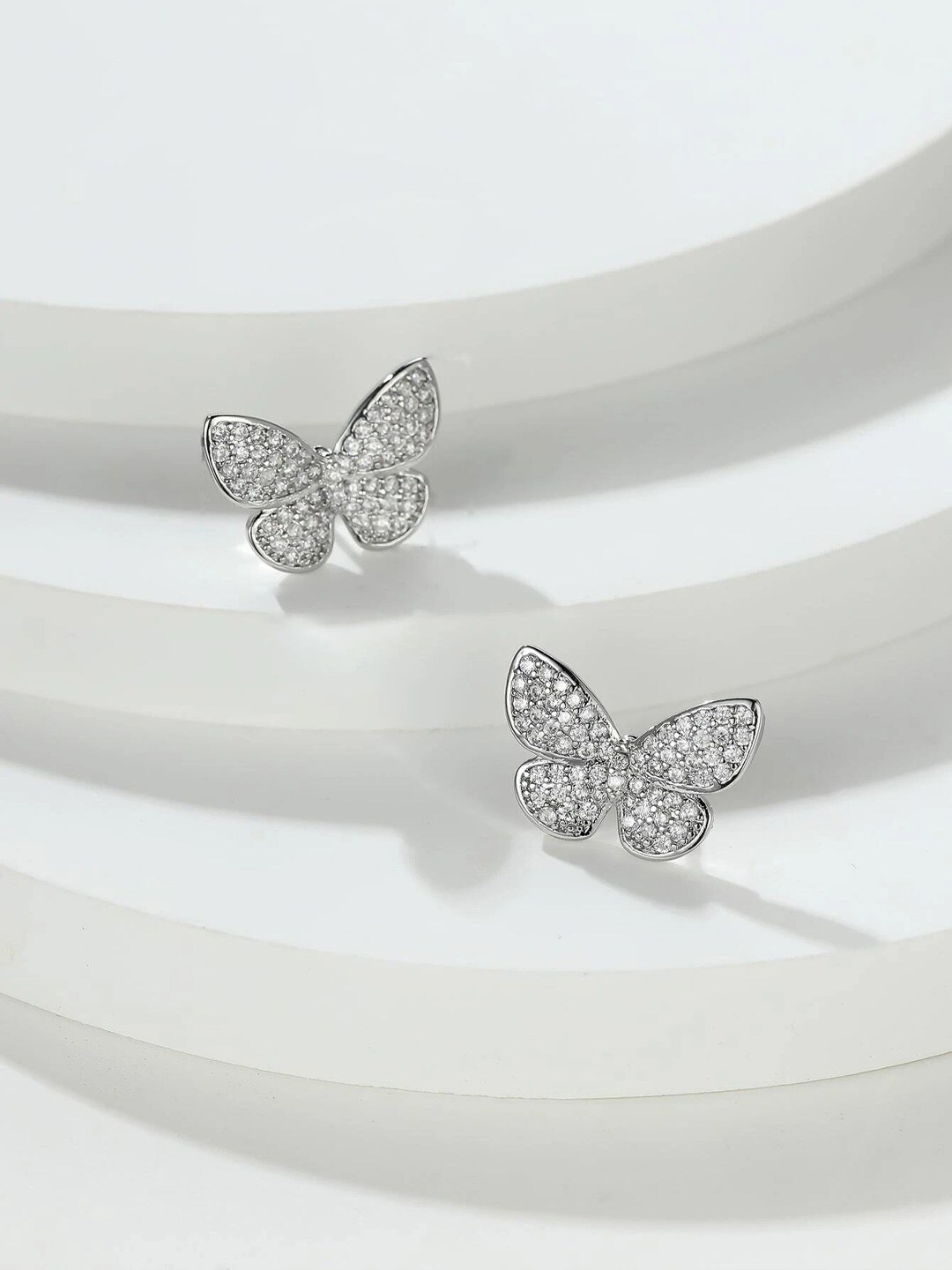 

VAGHBHATT Silver Plated Studs Earrings