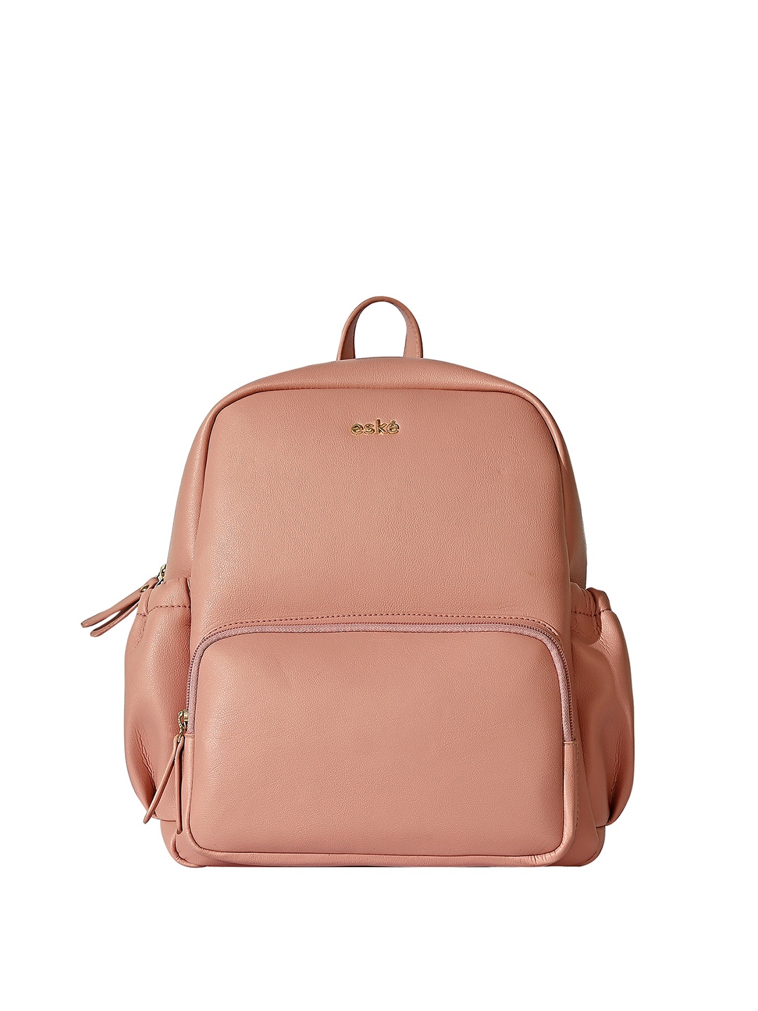 

Eske Simone Women Water Resistance Medium Backpack with Compression Straps, Pink