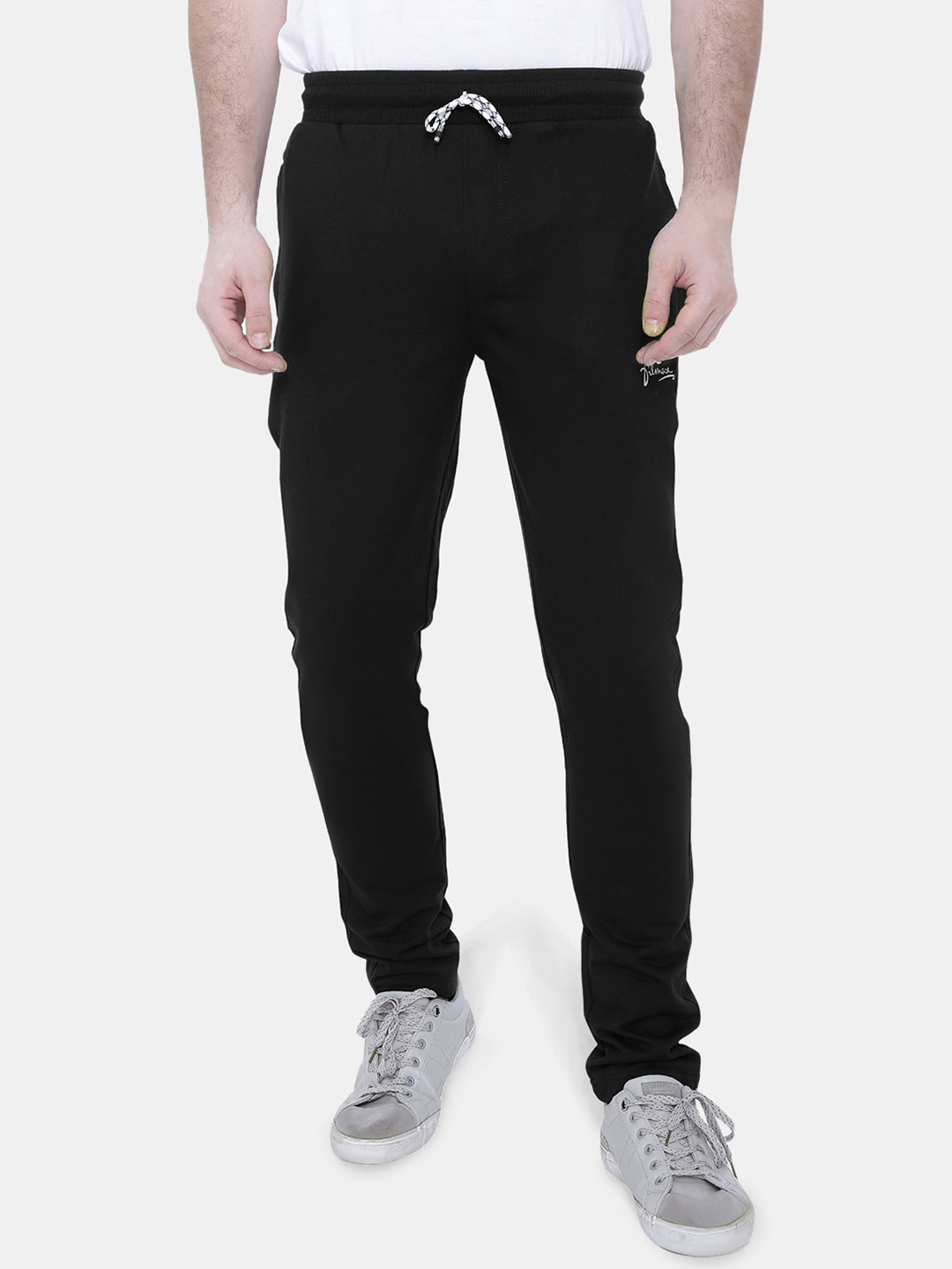 

FILMAX ORIGINALS Men Straight Fit Pure Cotton Track Pant, Black