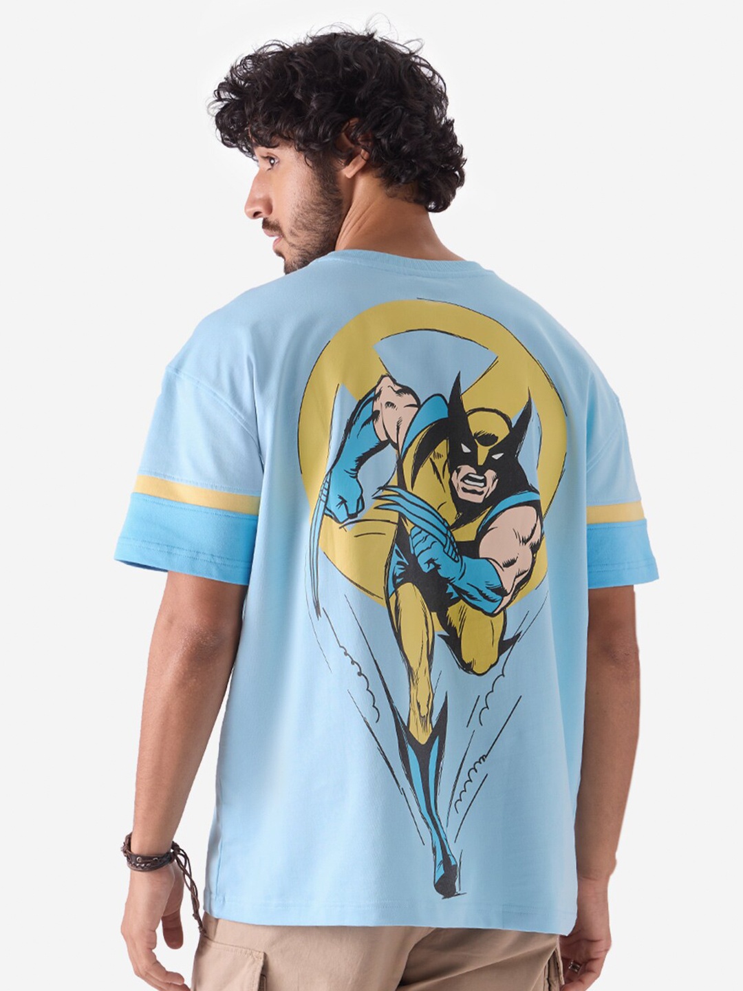 

The Souled Store Printed Round Neck T-shirt, Blue