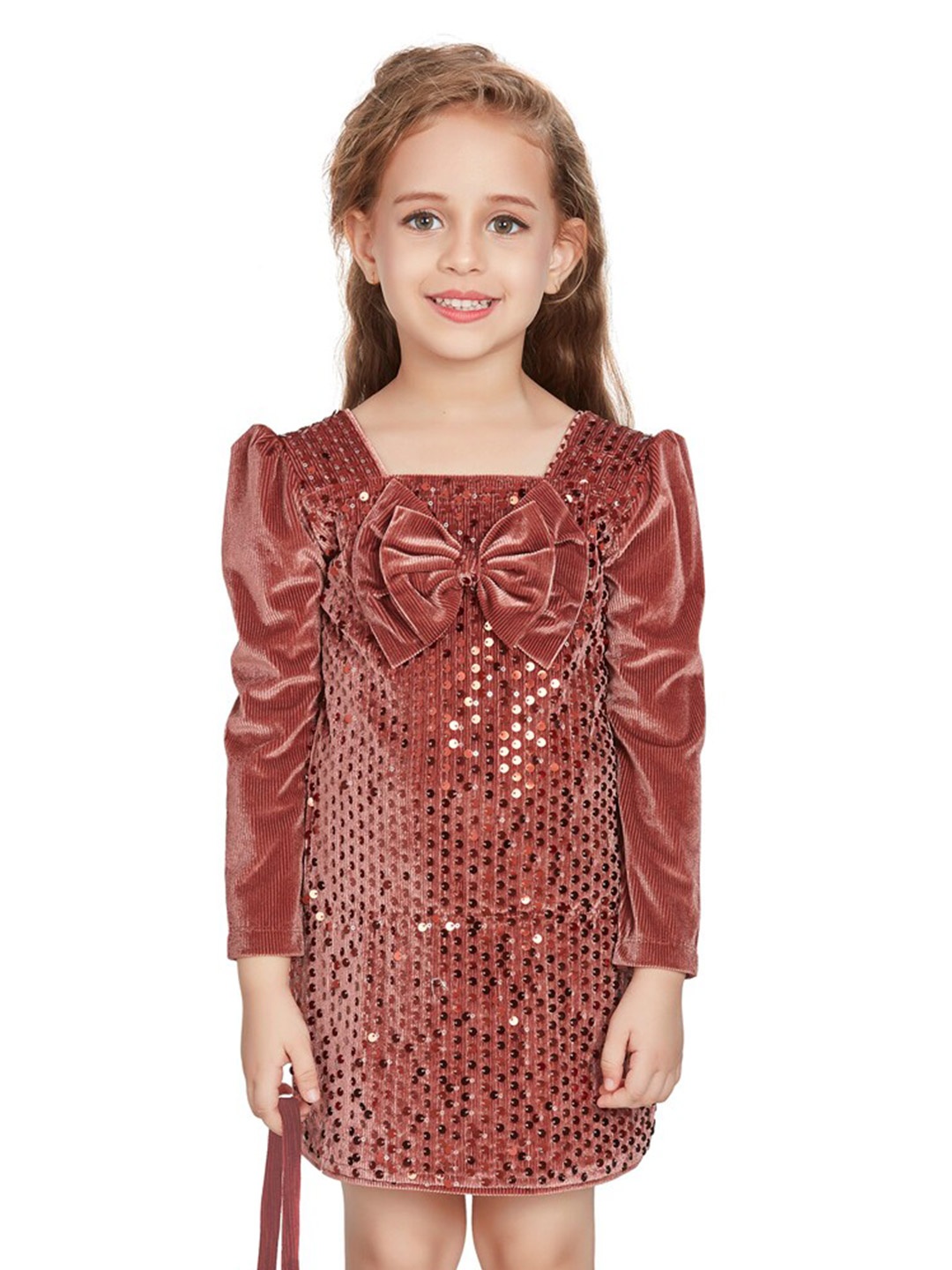 

Peppermint Graceful Gallery A Line Dress, Rust